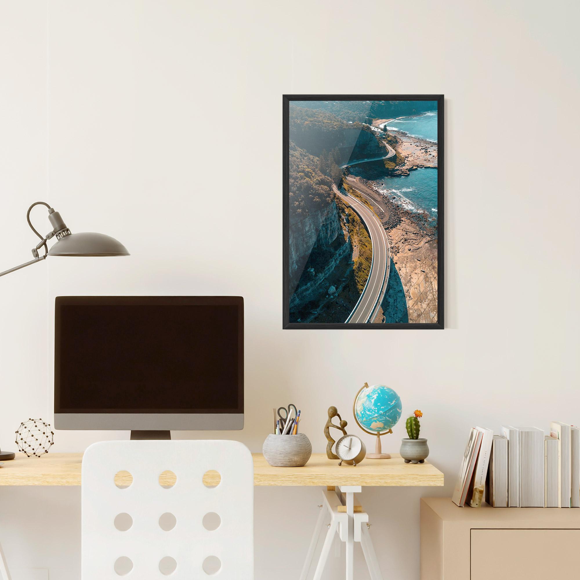 Plakat w Ramie Australia Road mockup 6