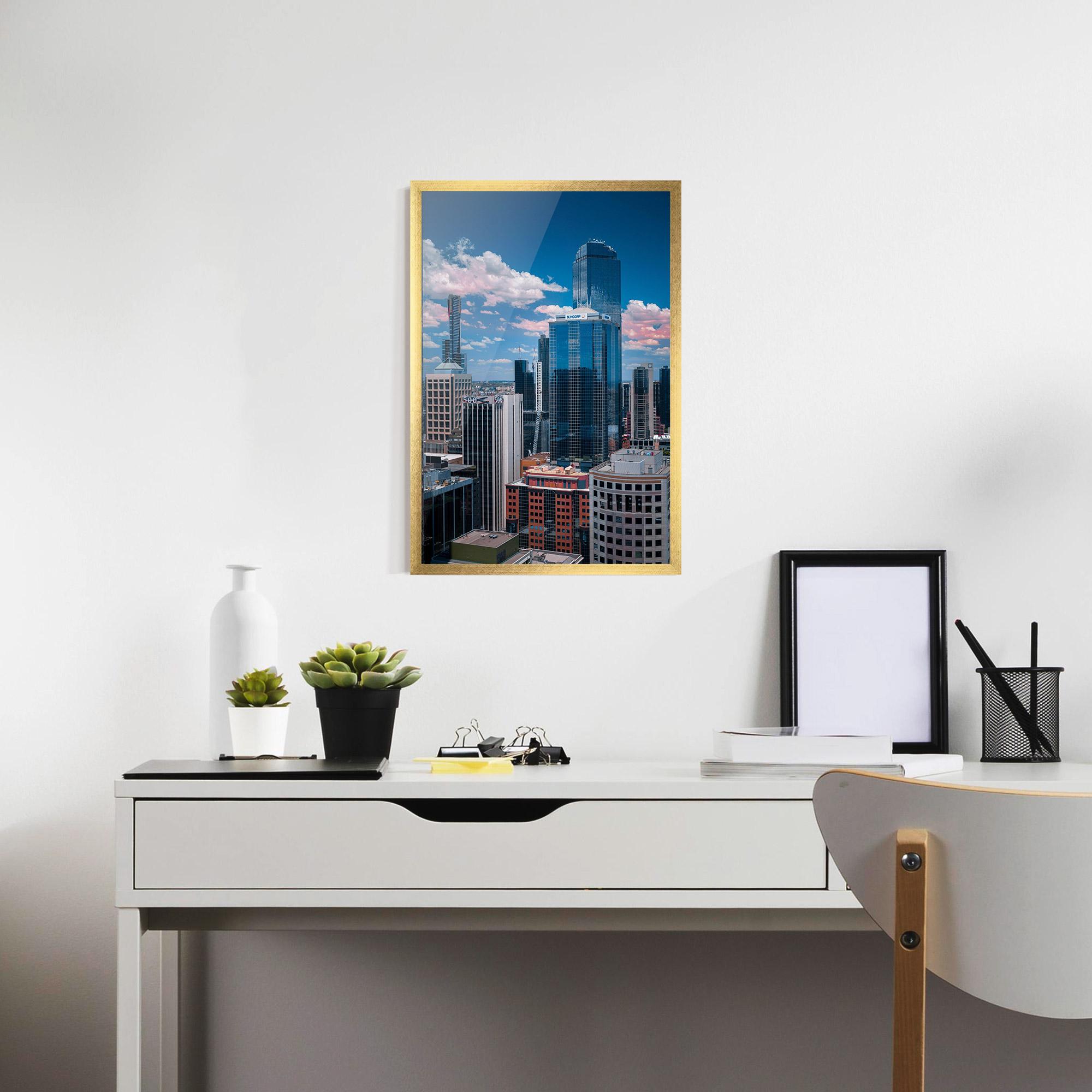 Plakat w Ramie Skyscrapert View mockup 7