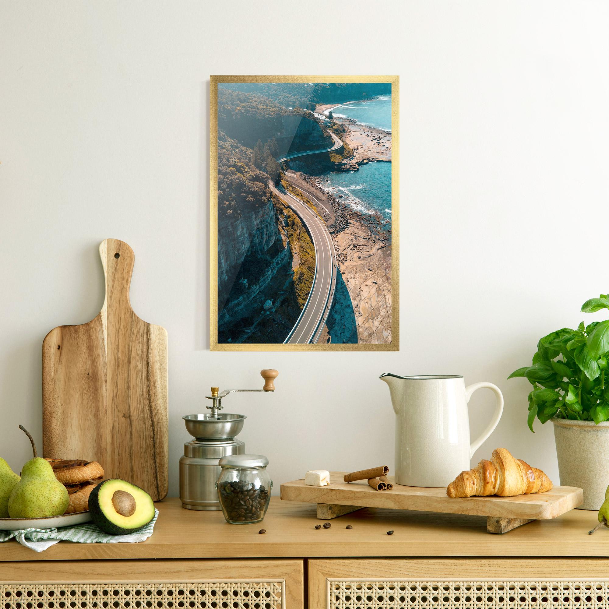 Plakat w Ramie Australia Road mockup 8