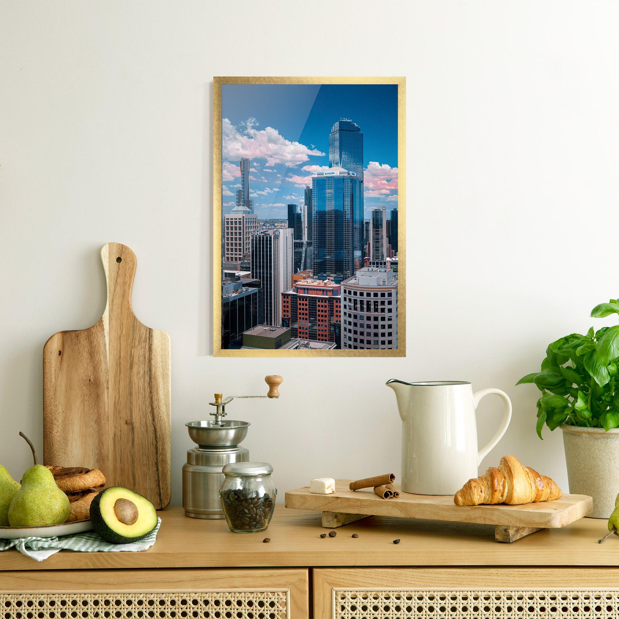 Plakat w Ramie Skyscrapert View mockup 8