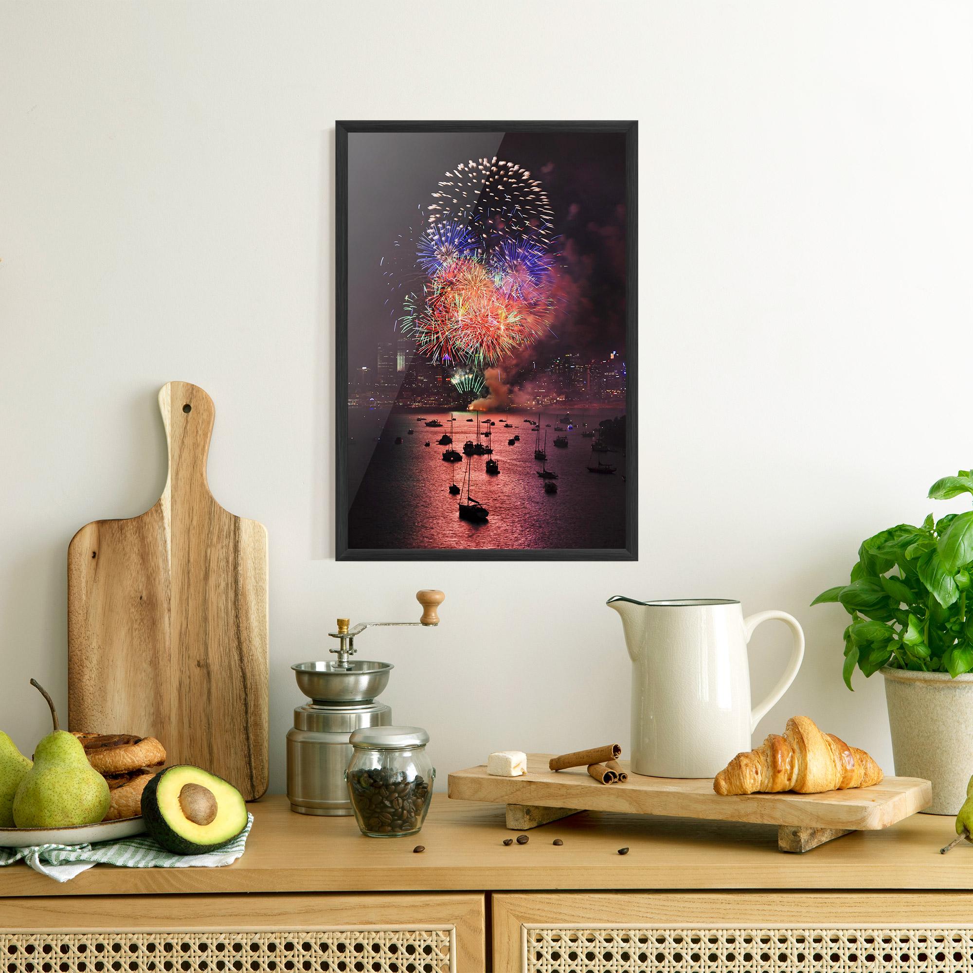 Plakat w Ramie Sydney Firework mockup 8