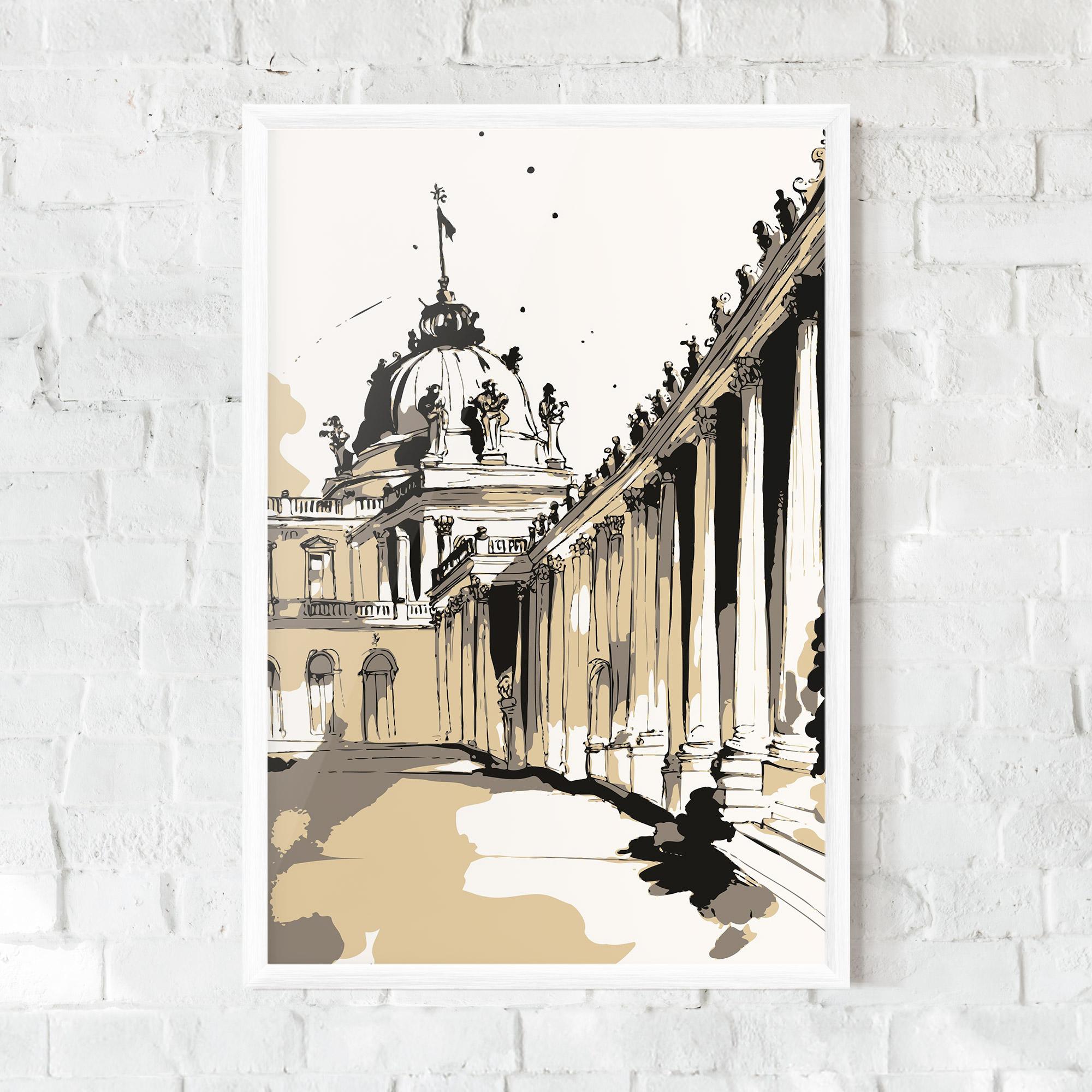 Plakat w Ramie Art Palace Of Versailles mockup 0