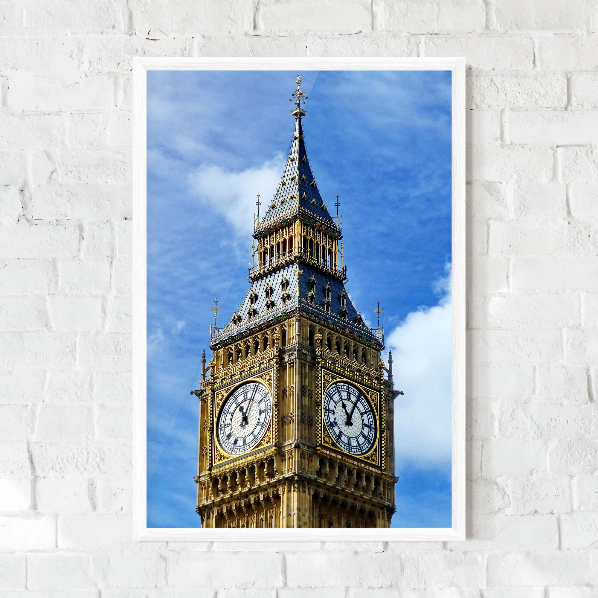 Plakat w Ramie Big Ben mockup 0