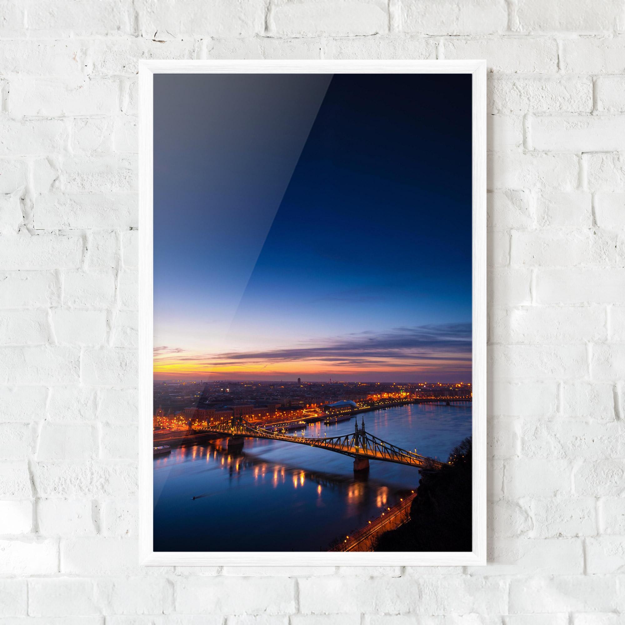 Plakat w Ramie Budapest Sunset mockup 0