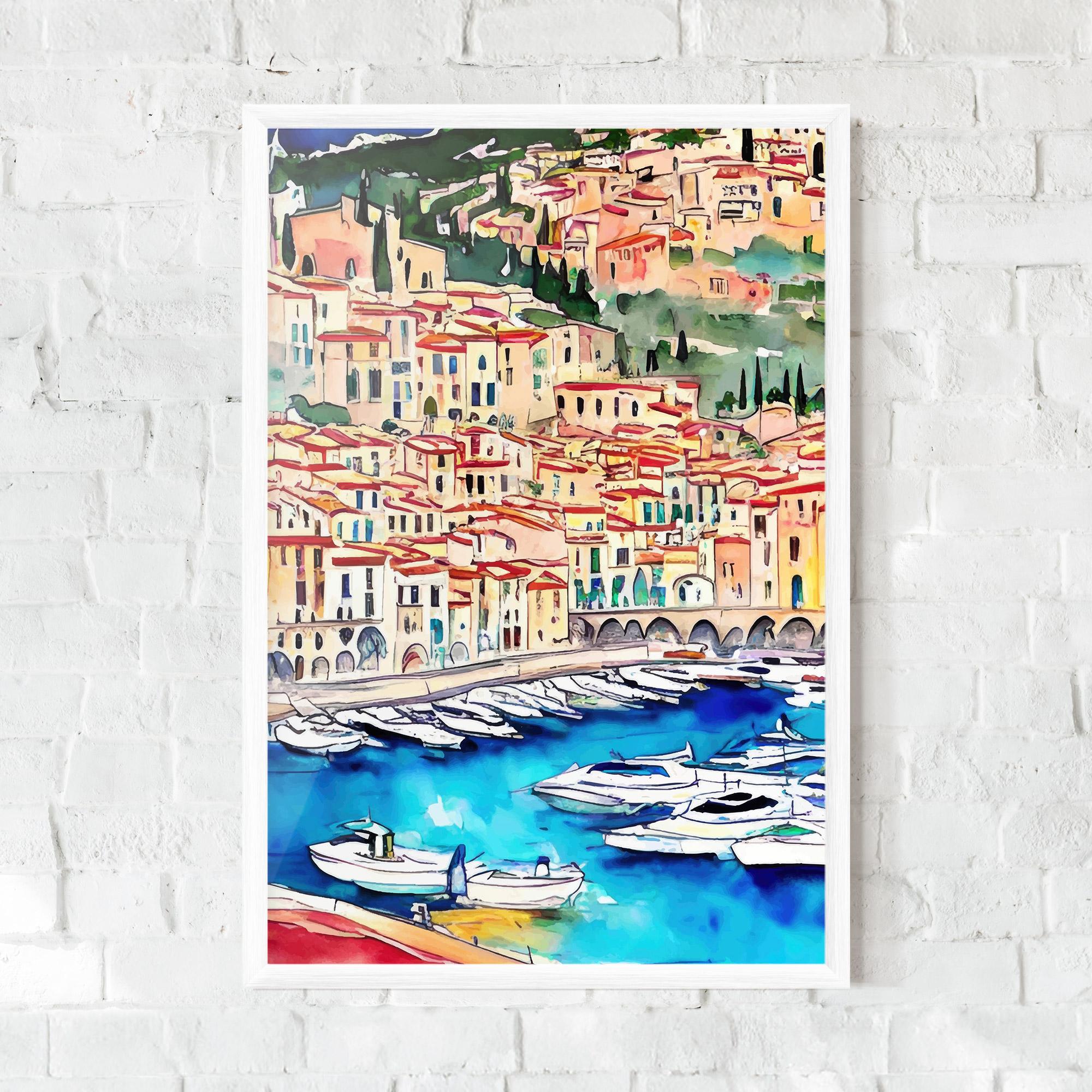 Plakat w Ramie French City mockup 0