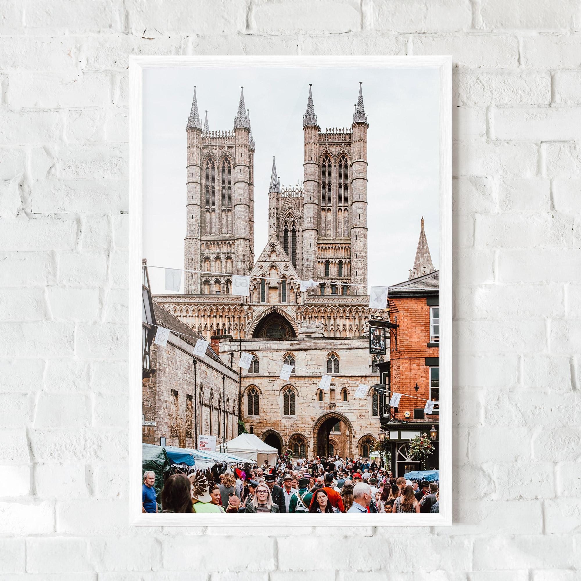 Plakat w Ramie Lincoln Cathedral mockup 0