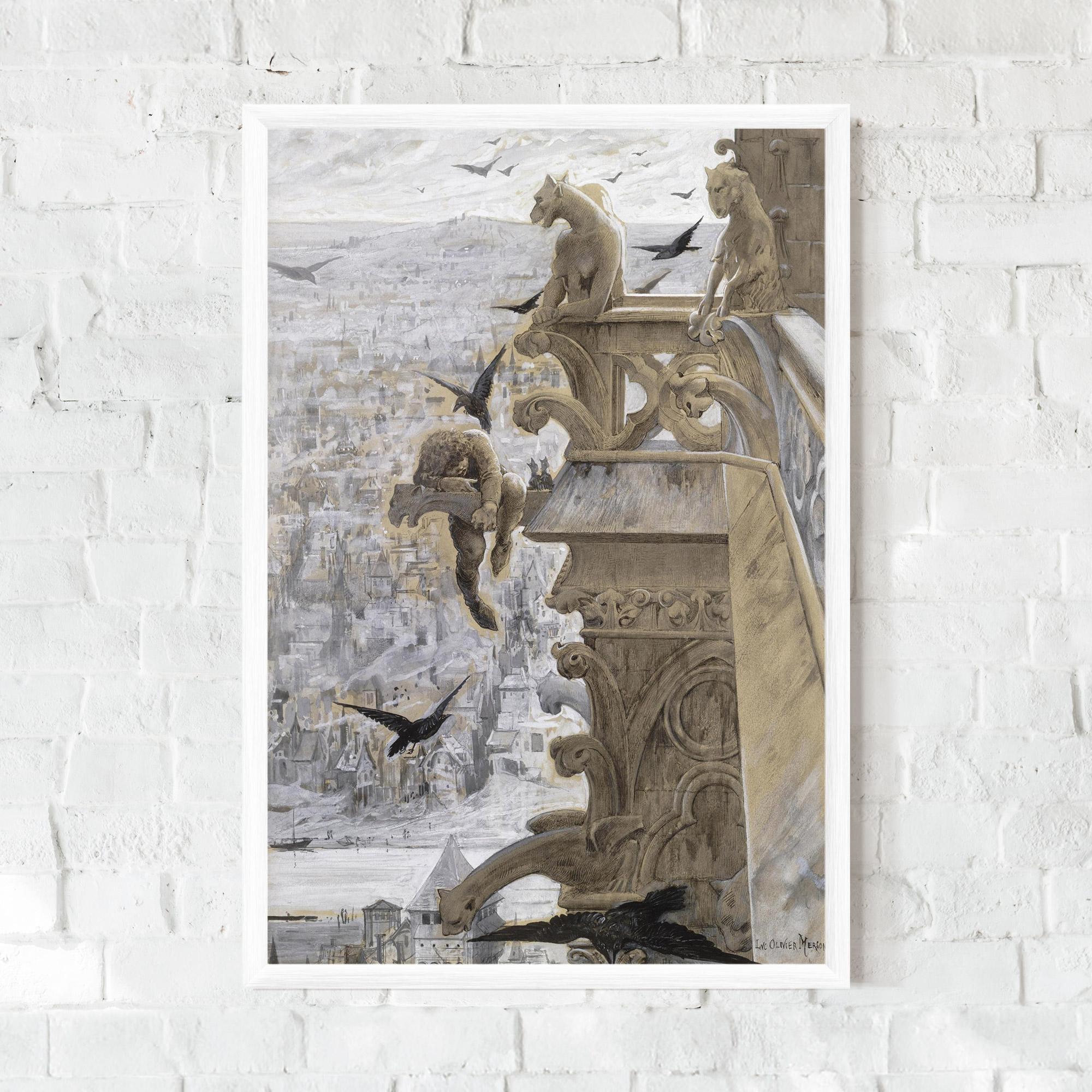 Plakat w Ramie Notre Dame mockup 0