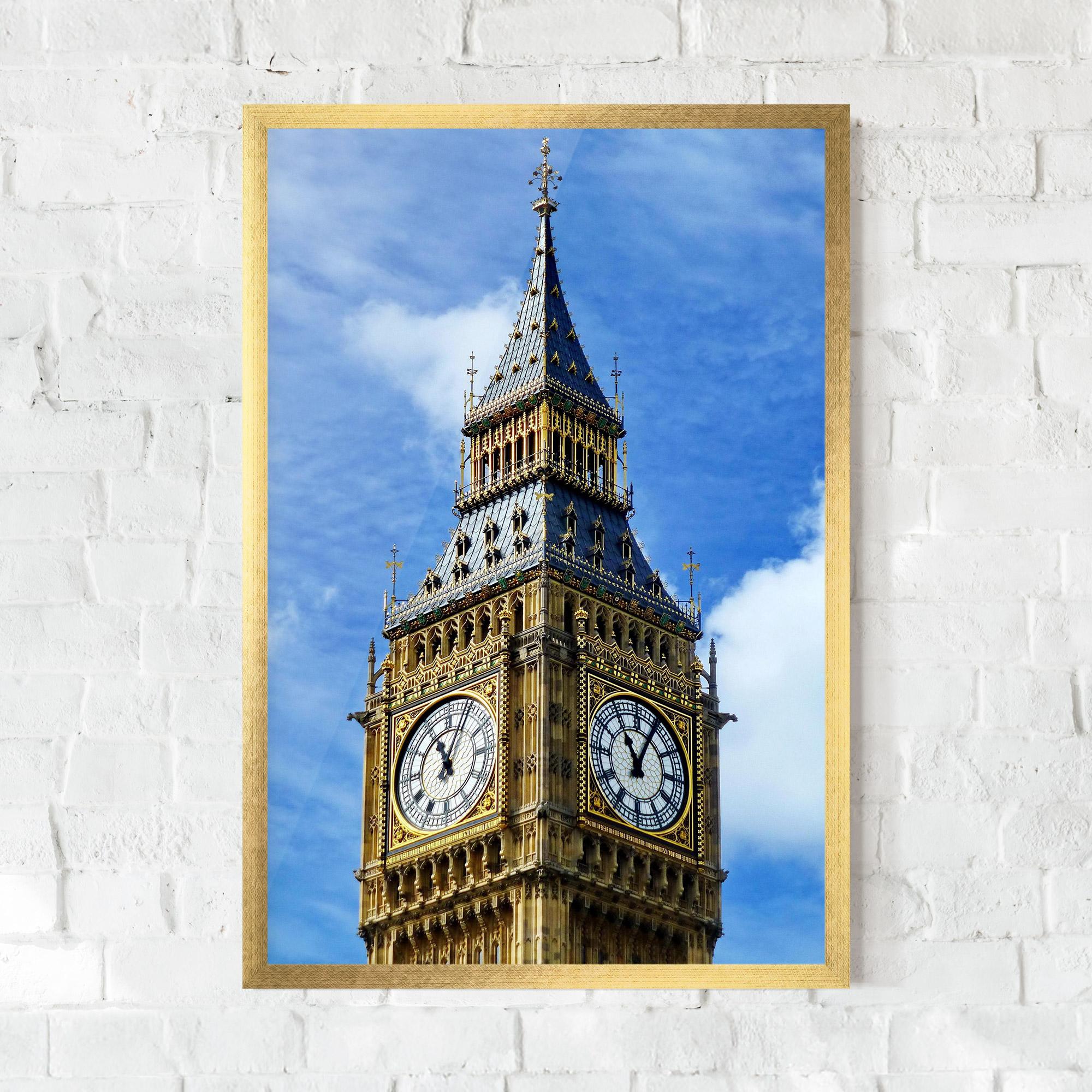 Plakat w Ramie Big Ben mockup 0
