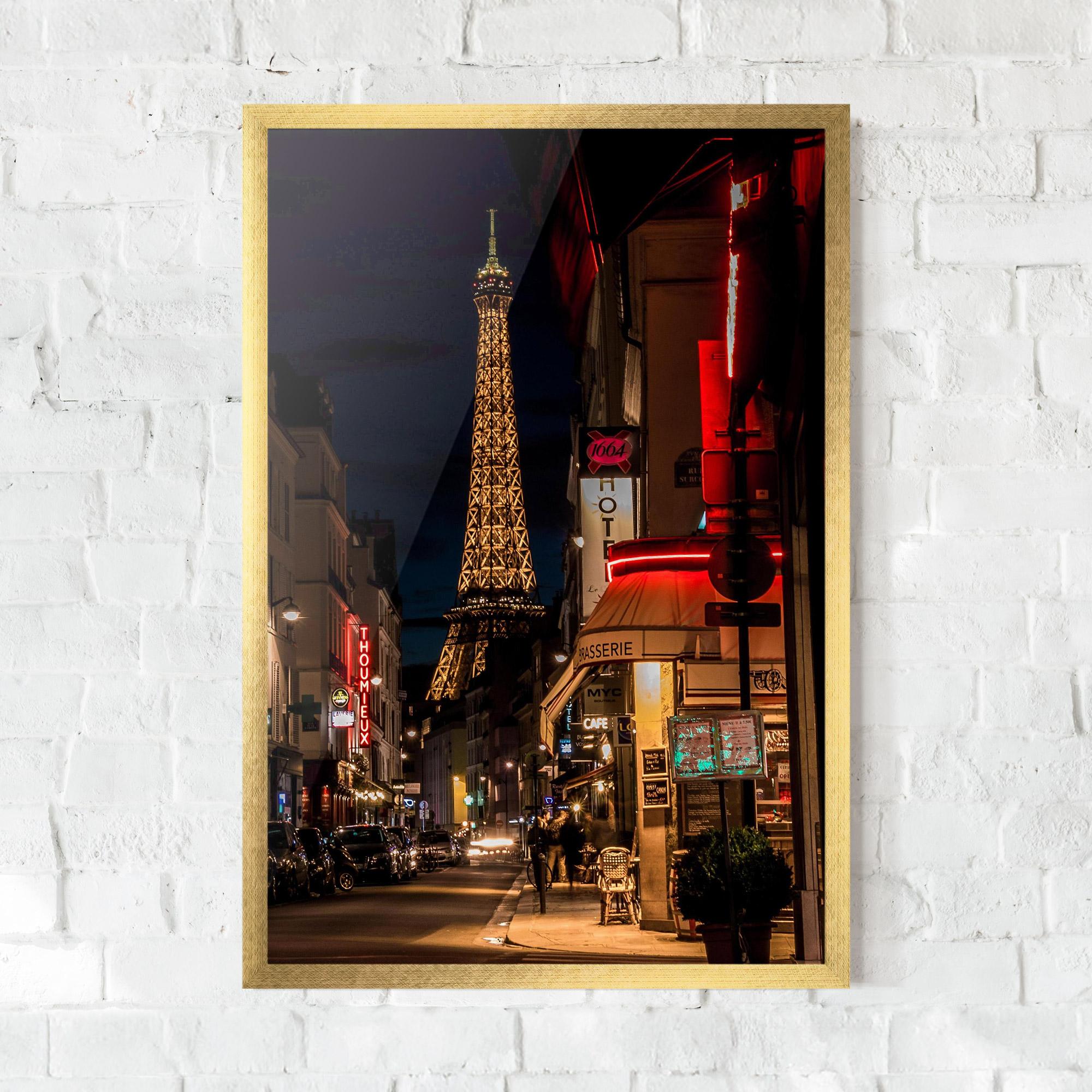 Plakat w Ramie Paris Walk mockup 0