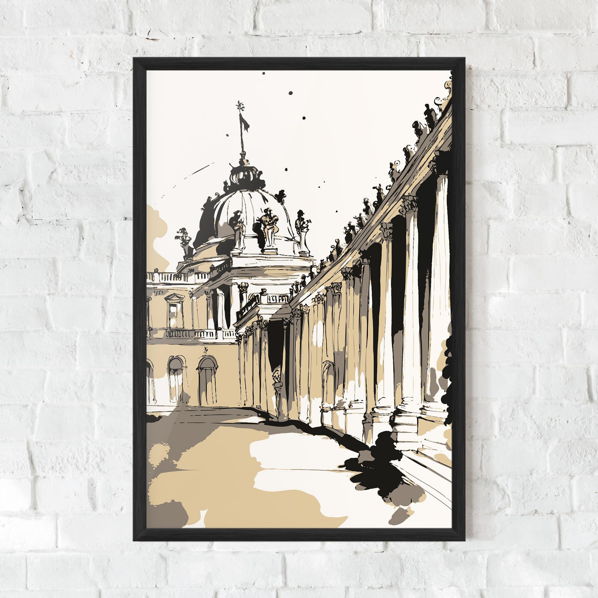 Plakat w Ramie Art Palace Of Versailles mockup 0