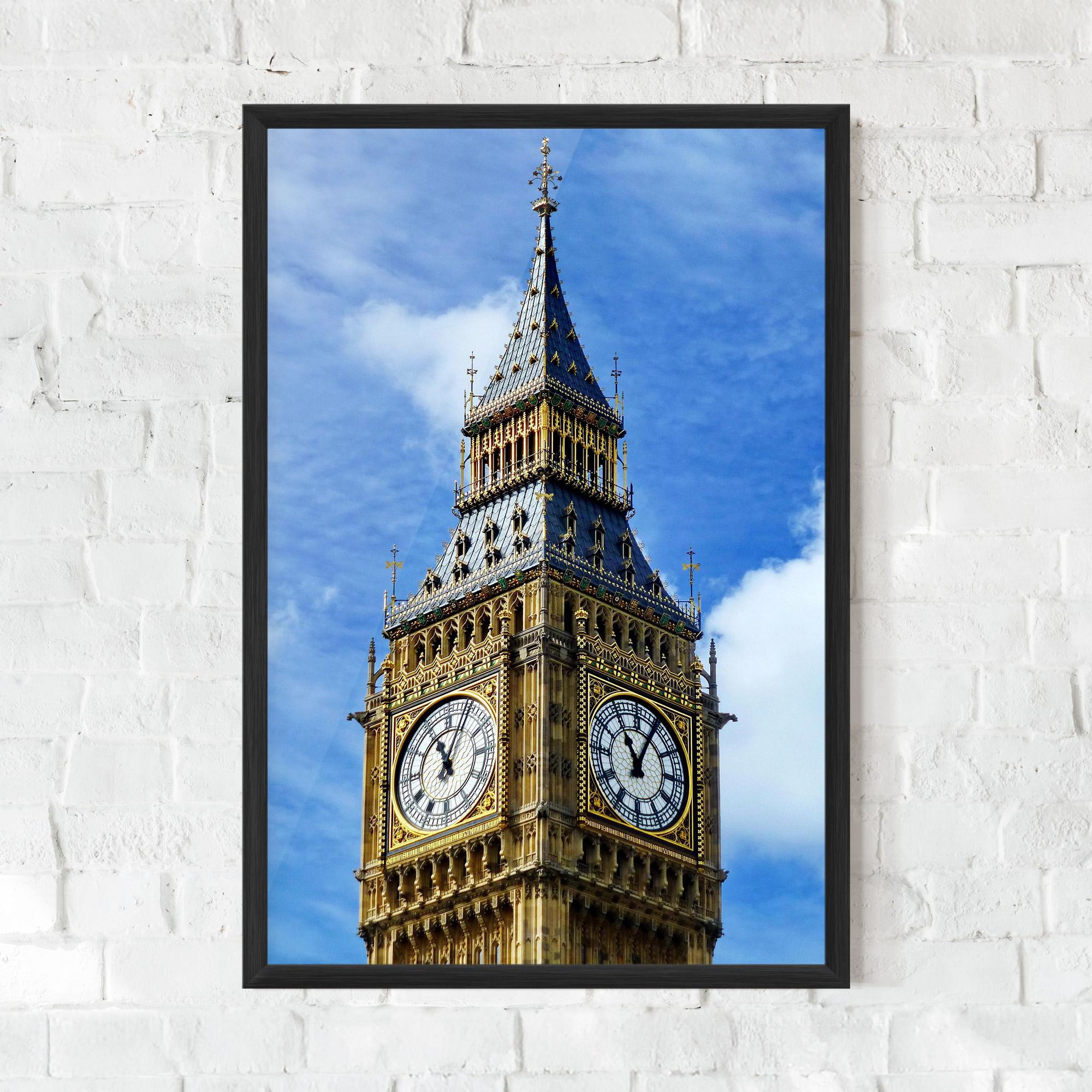 Plakat w Ramie Big Ben mockup 0