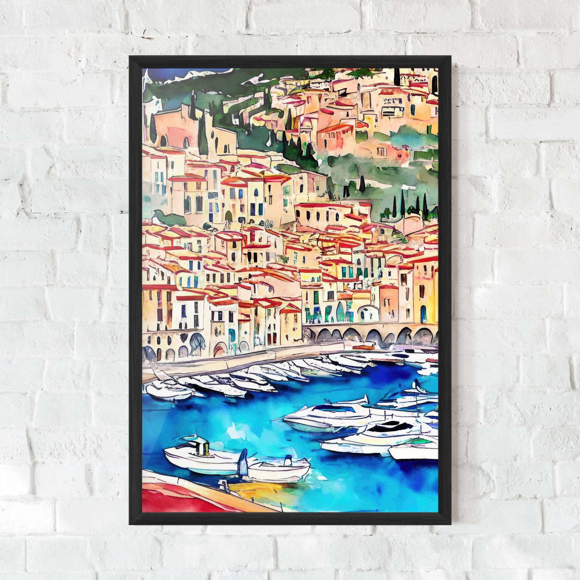 Plakat w Ramie French City mockup 0