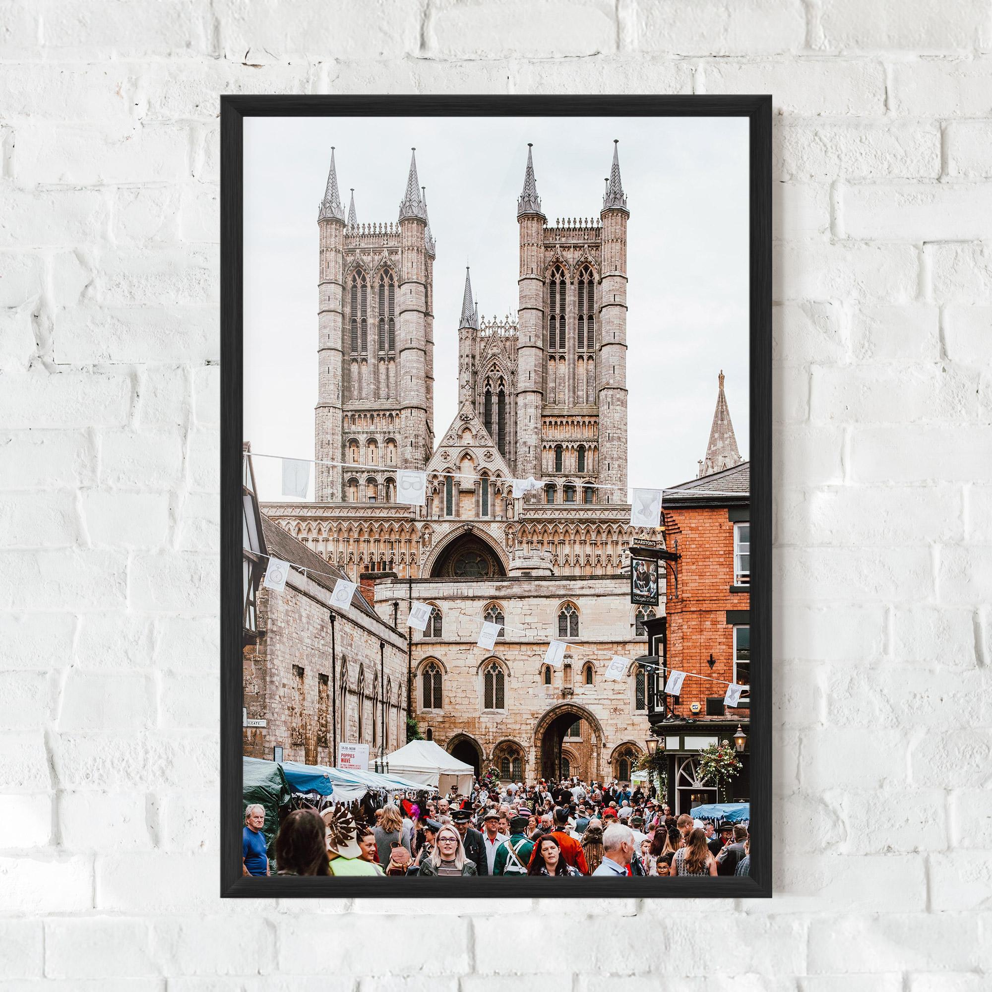 Plakat w Ramie Lincoln Cathedral mockup 0