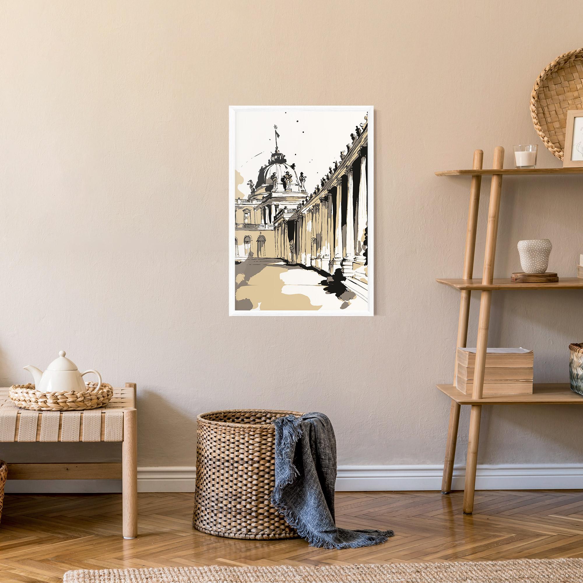 Plakat w Ramie Art Palace Of Versailles mockup 9