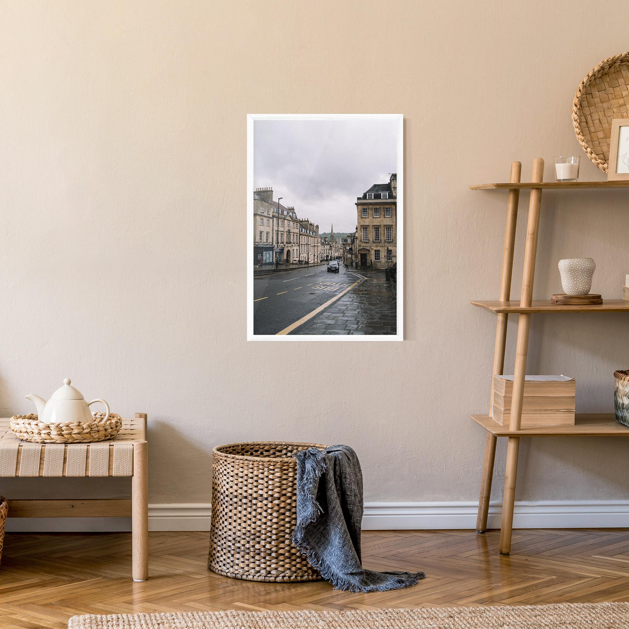 Plakat w Ramie England Street mockup 9