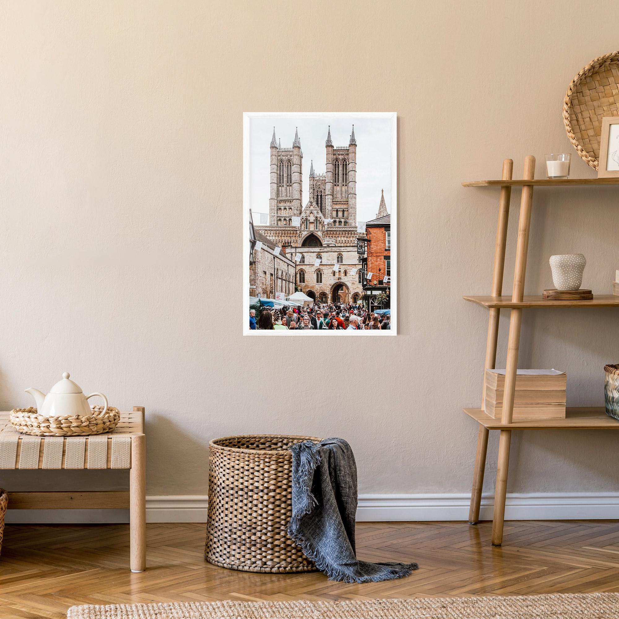 Plakat w Ramie Lincoln Cathedral mockup 9