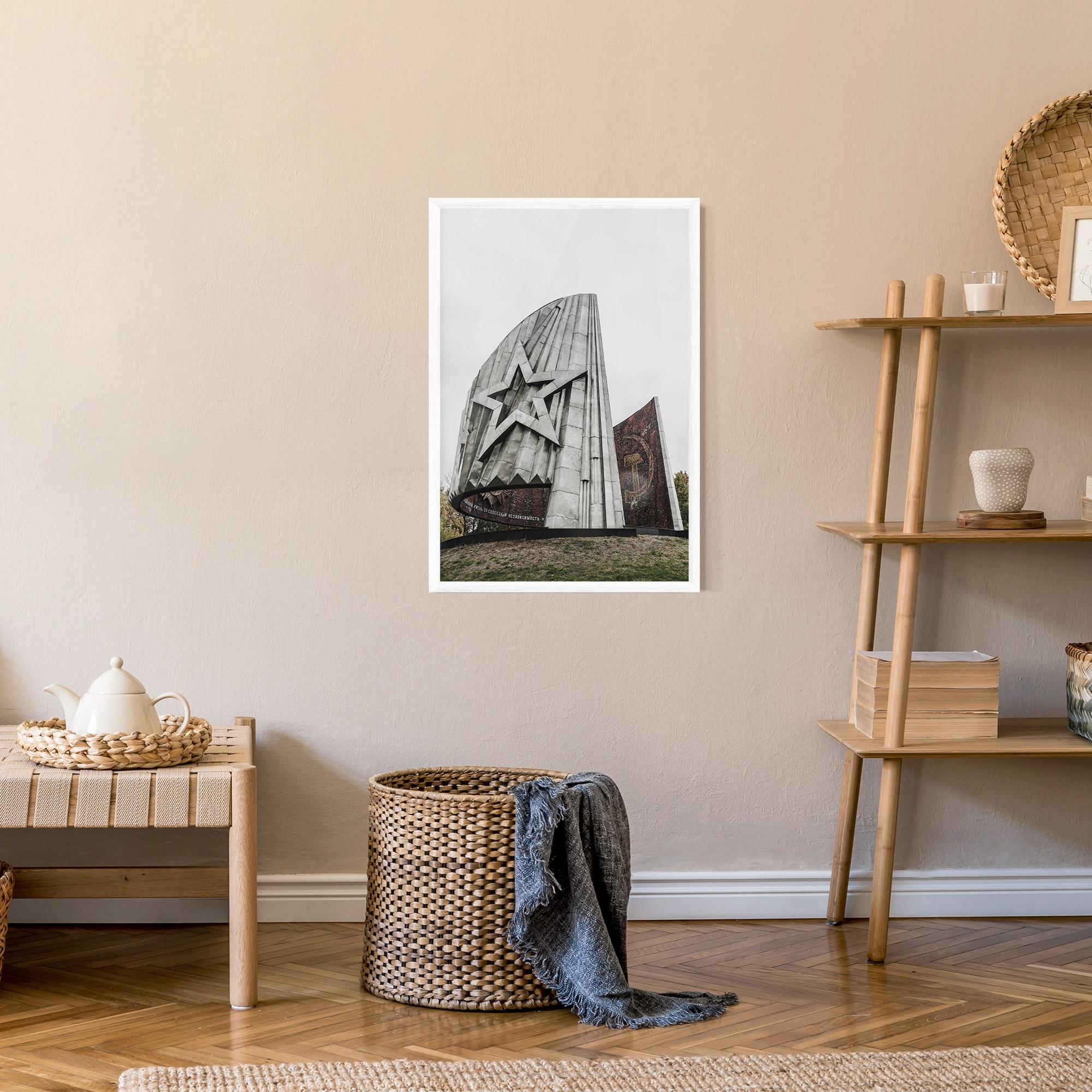 Plakat w Ramie Monument Of Glory mockup 9