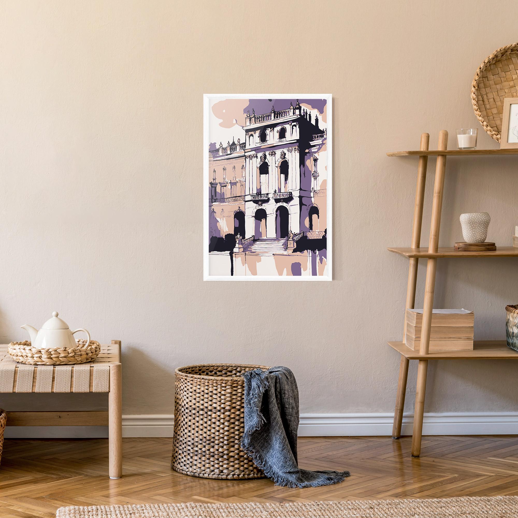 Plakat w Ramie Palace Of Versailles Art mockup 9