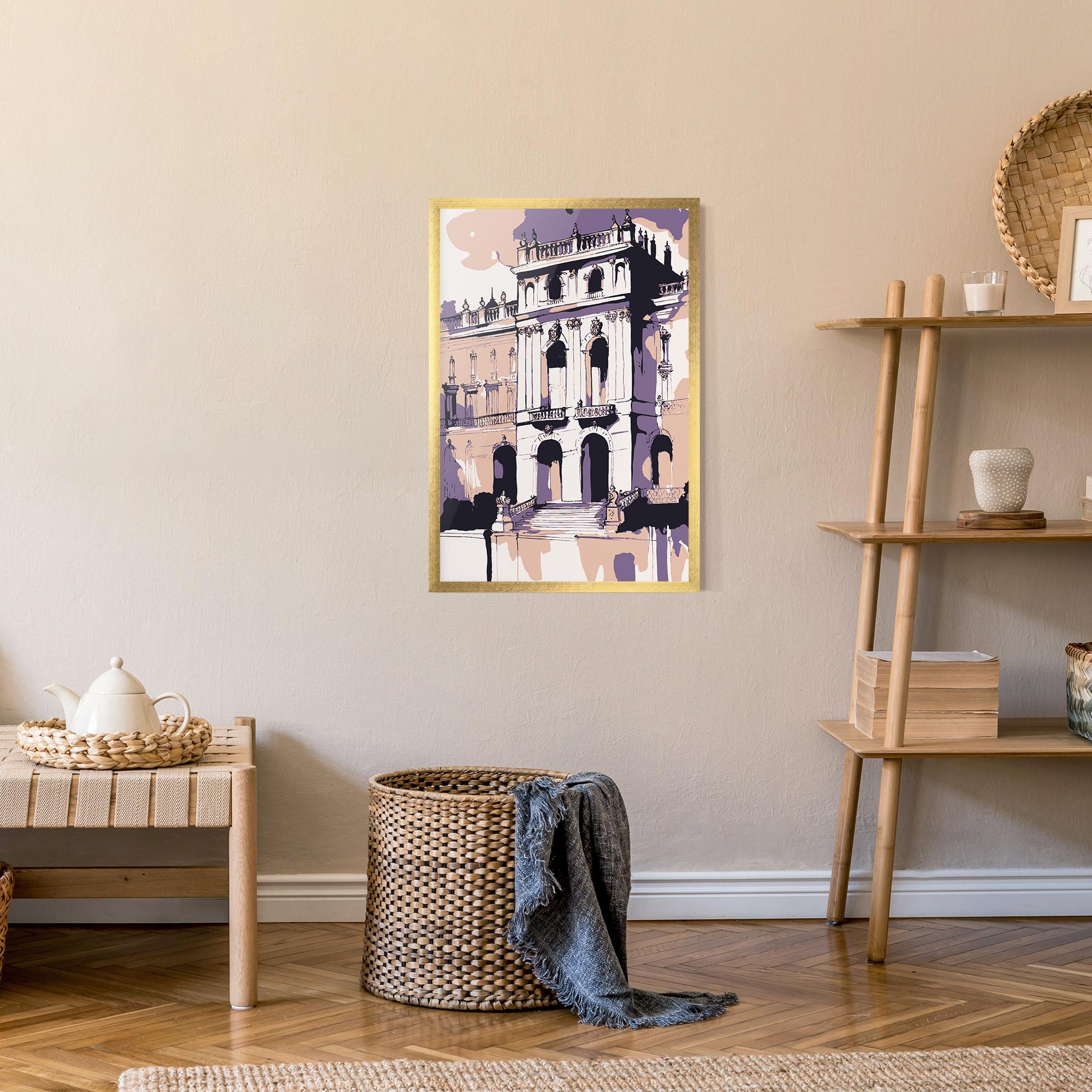 Plakat w Ramie Palace Of Versailles Art mockup 9