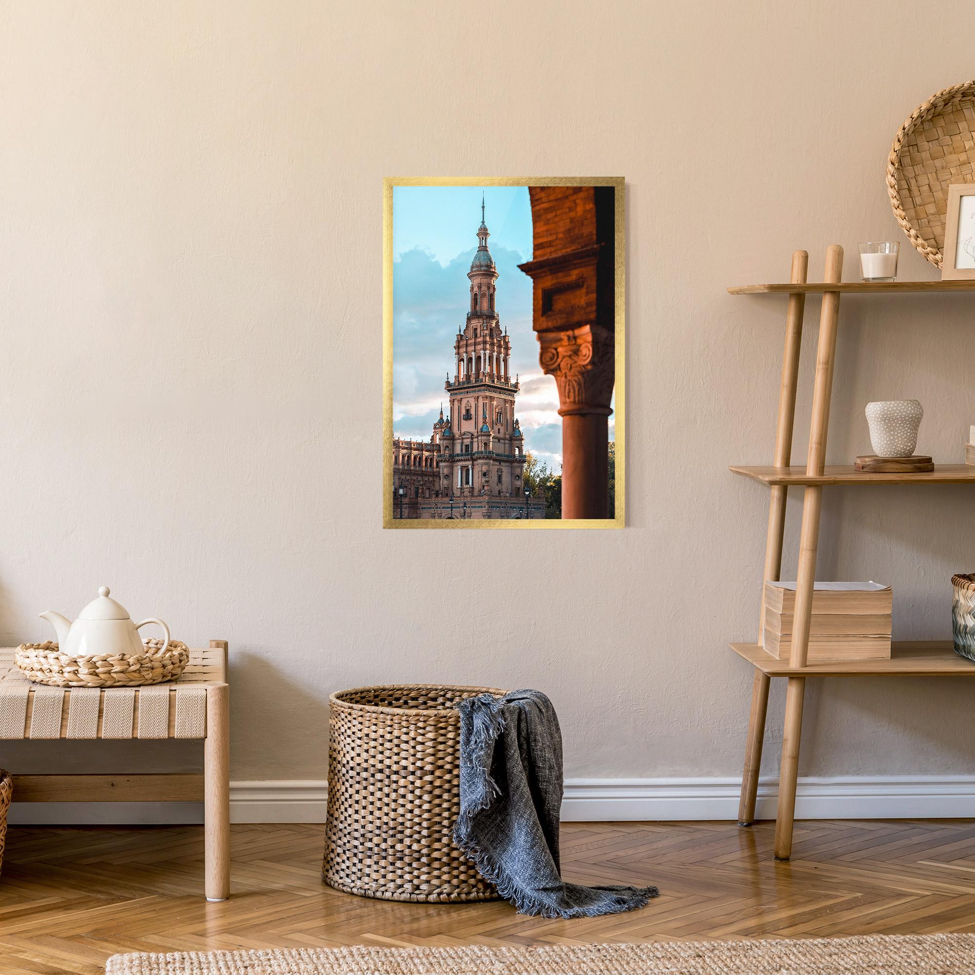 Plakat w Ramie Seville Spain mockup 9