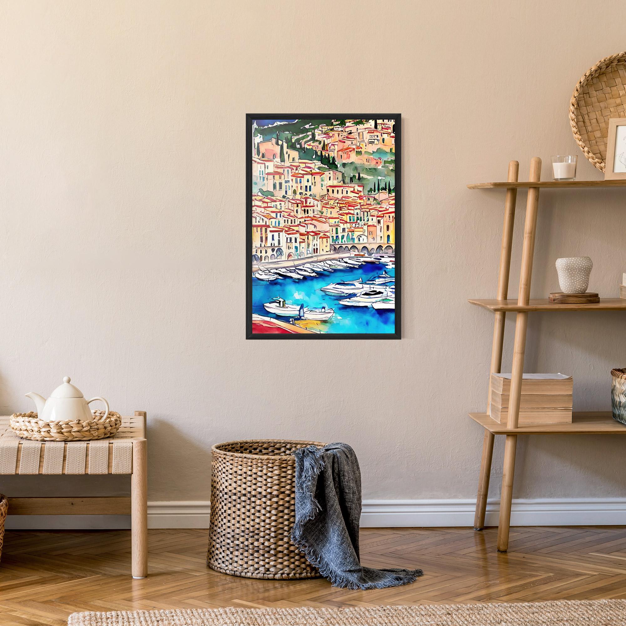 Plakat w Ramie French City mockup 9