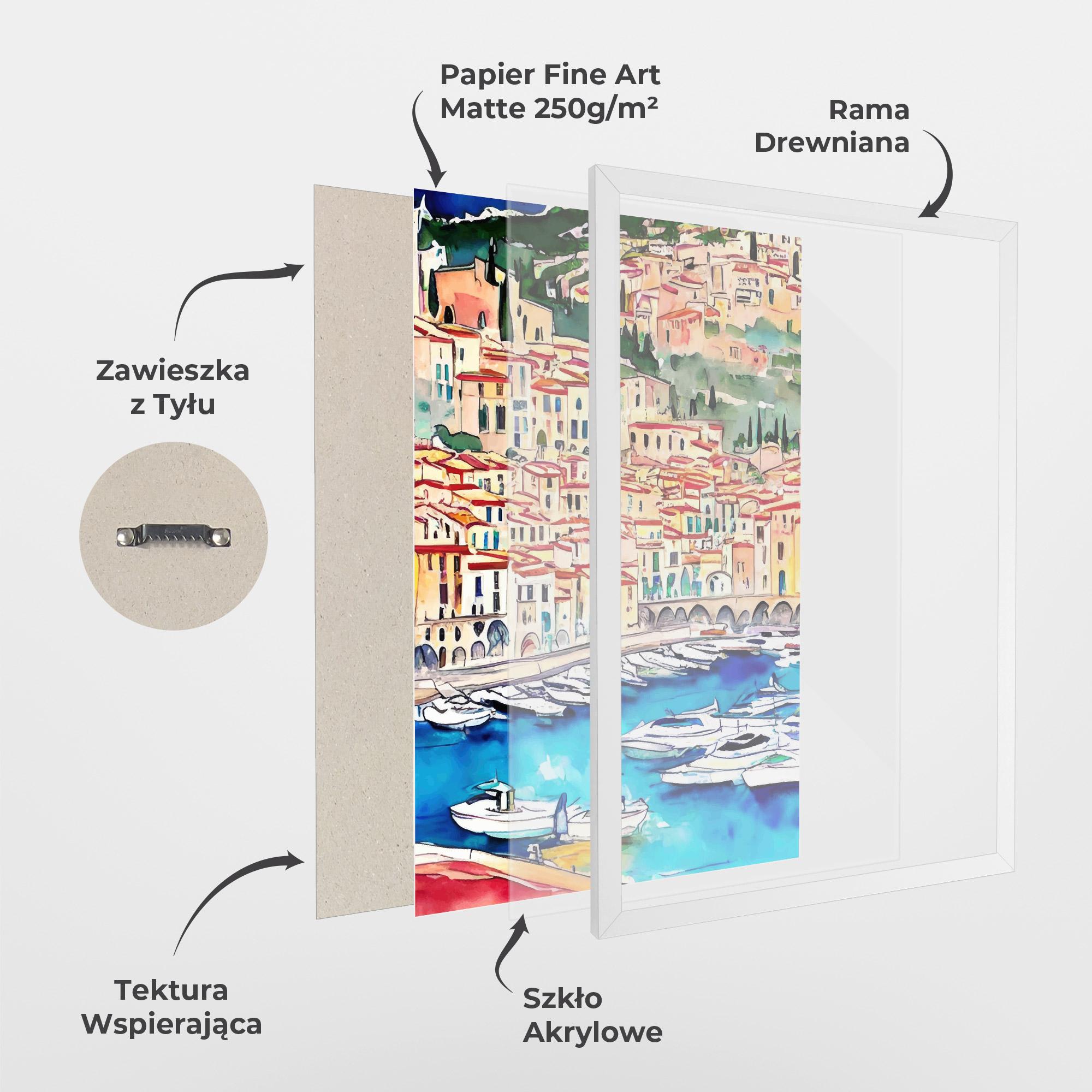 Plakat w Ramie French City mockup 1