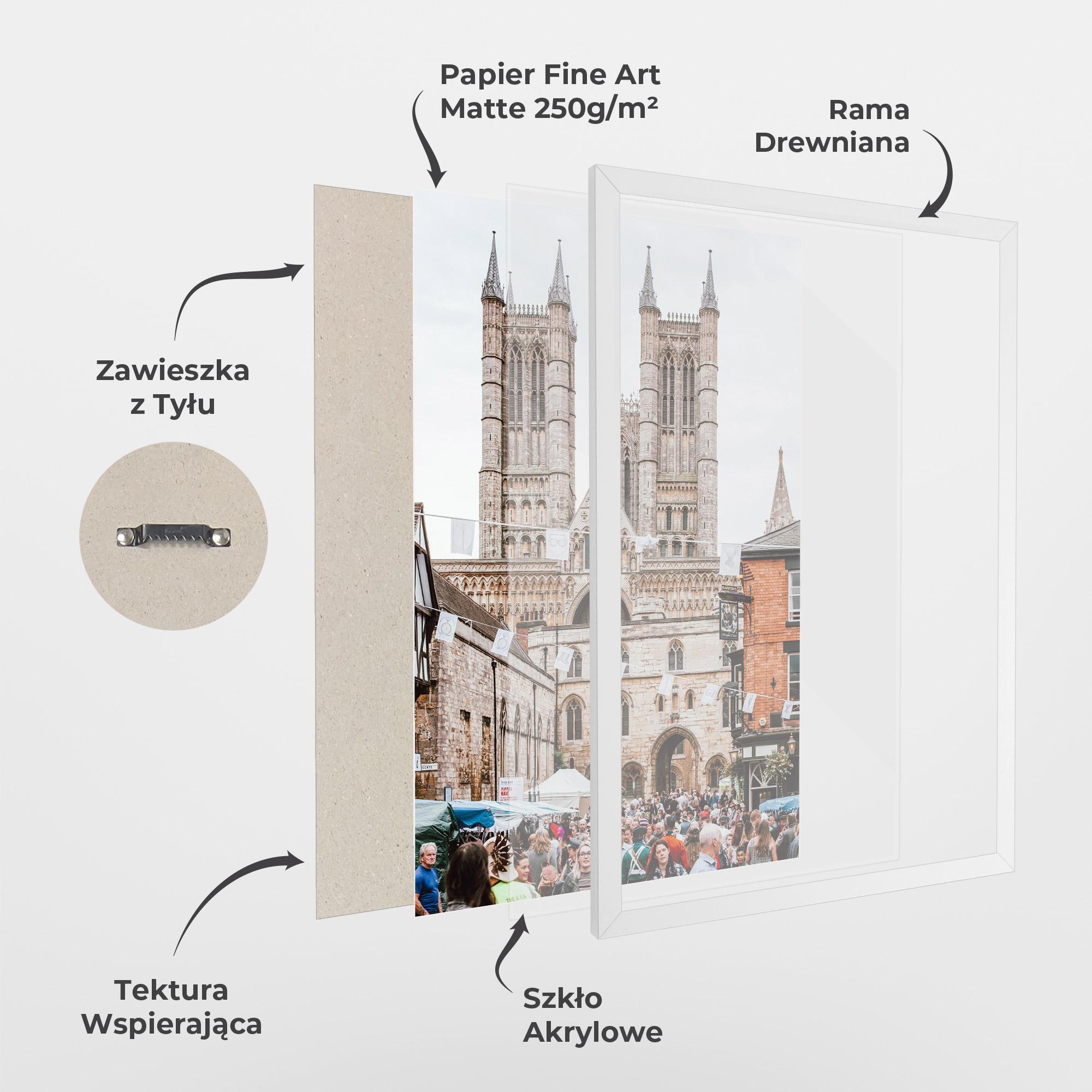 Plakat w Ramie Lincoln Cathedral mockup 1