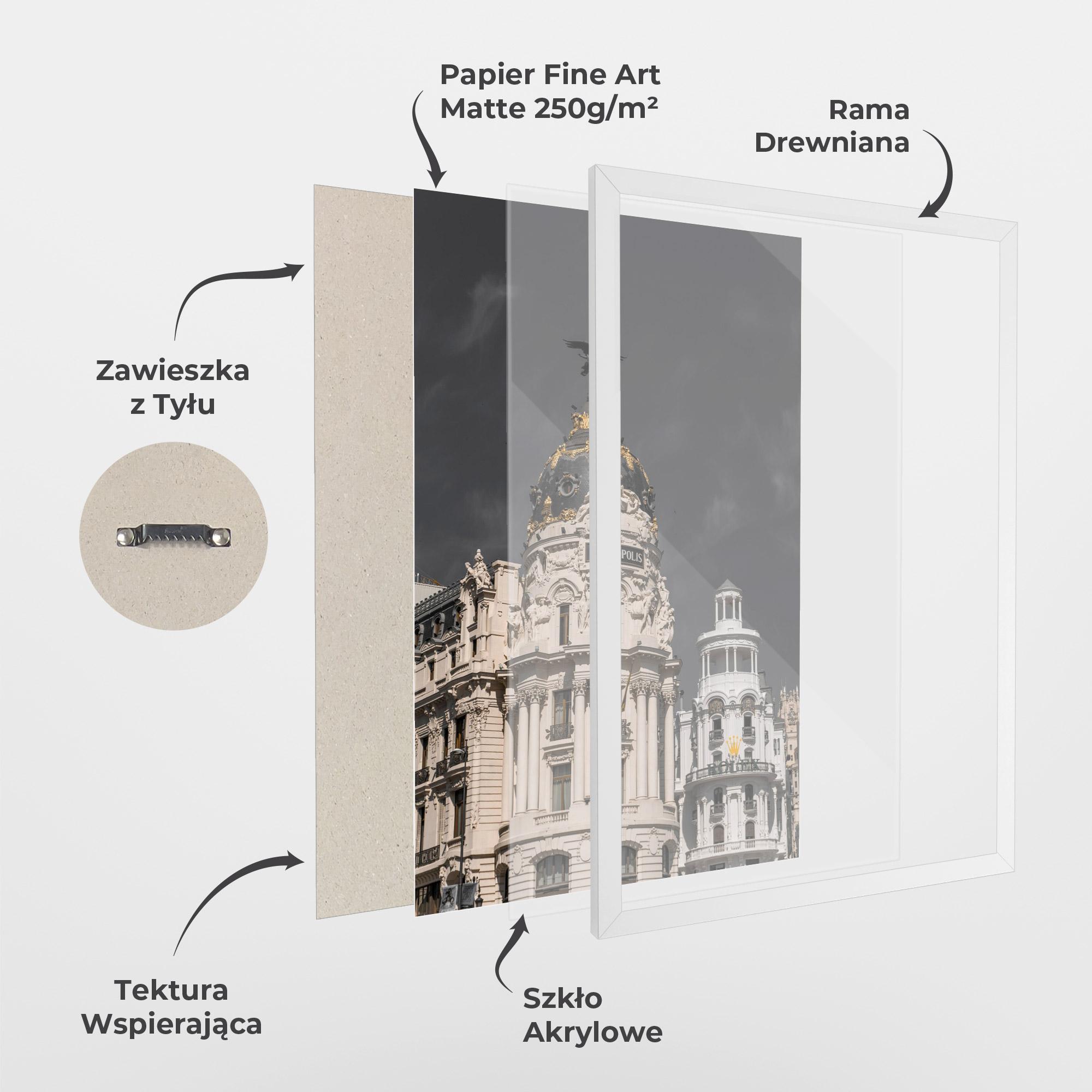 Plakat w Ramie Metropolis Building mockup 1