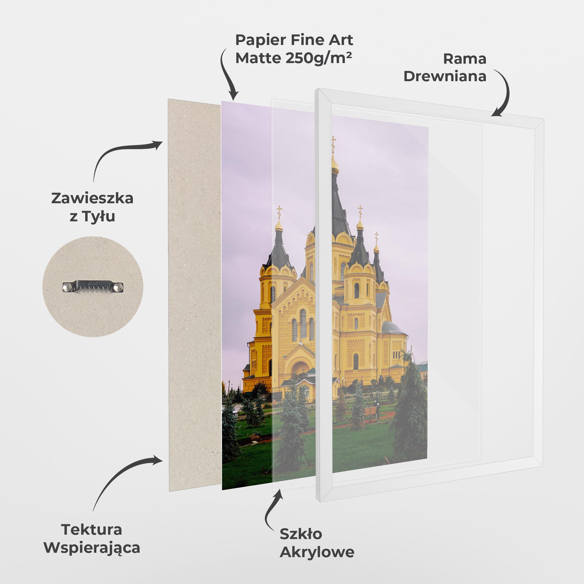 Plakat w Ramie Nevsky Cathedral mockup 1