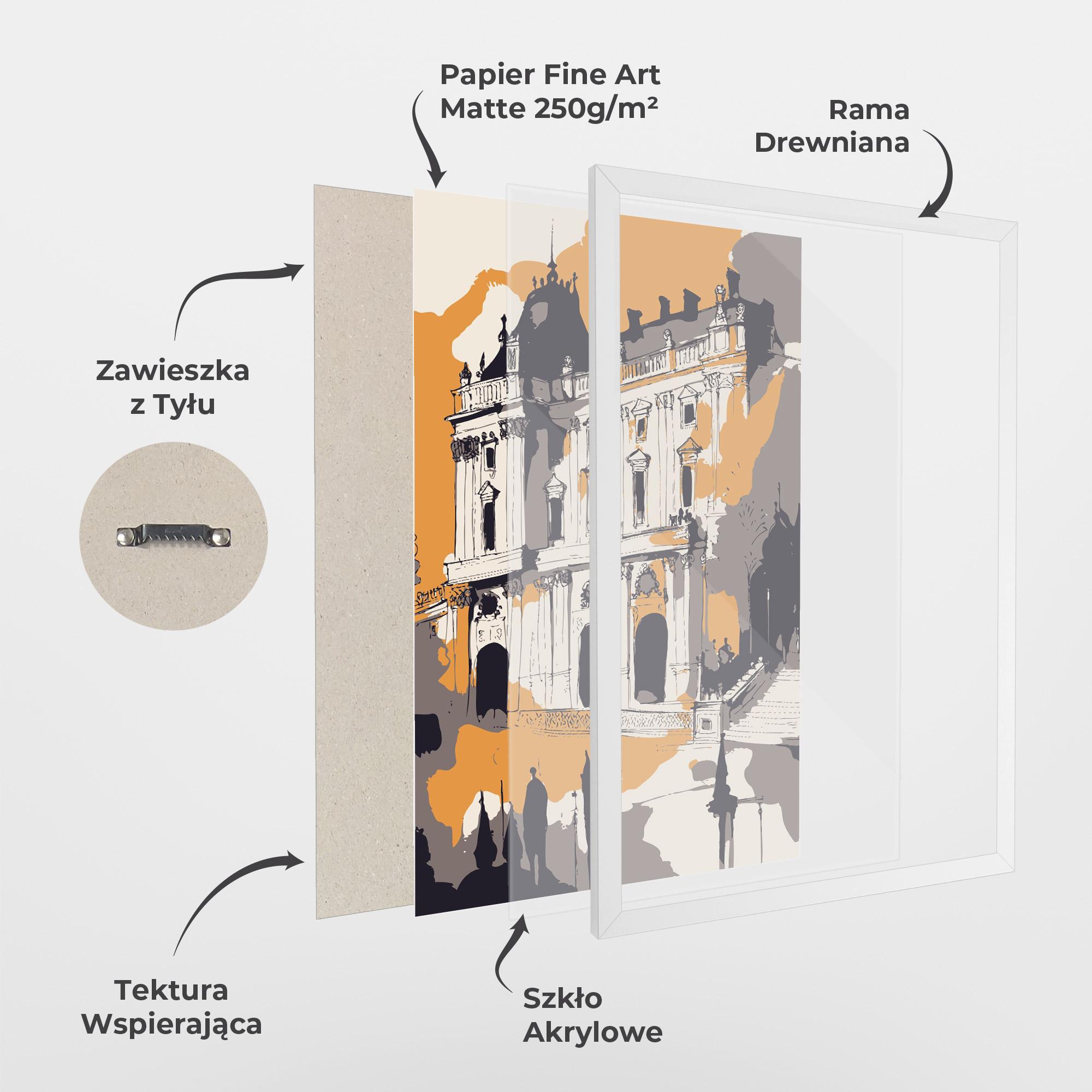 Plakat w Ramie Palace Of Versailles mockup 1
