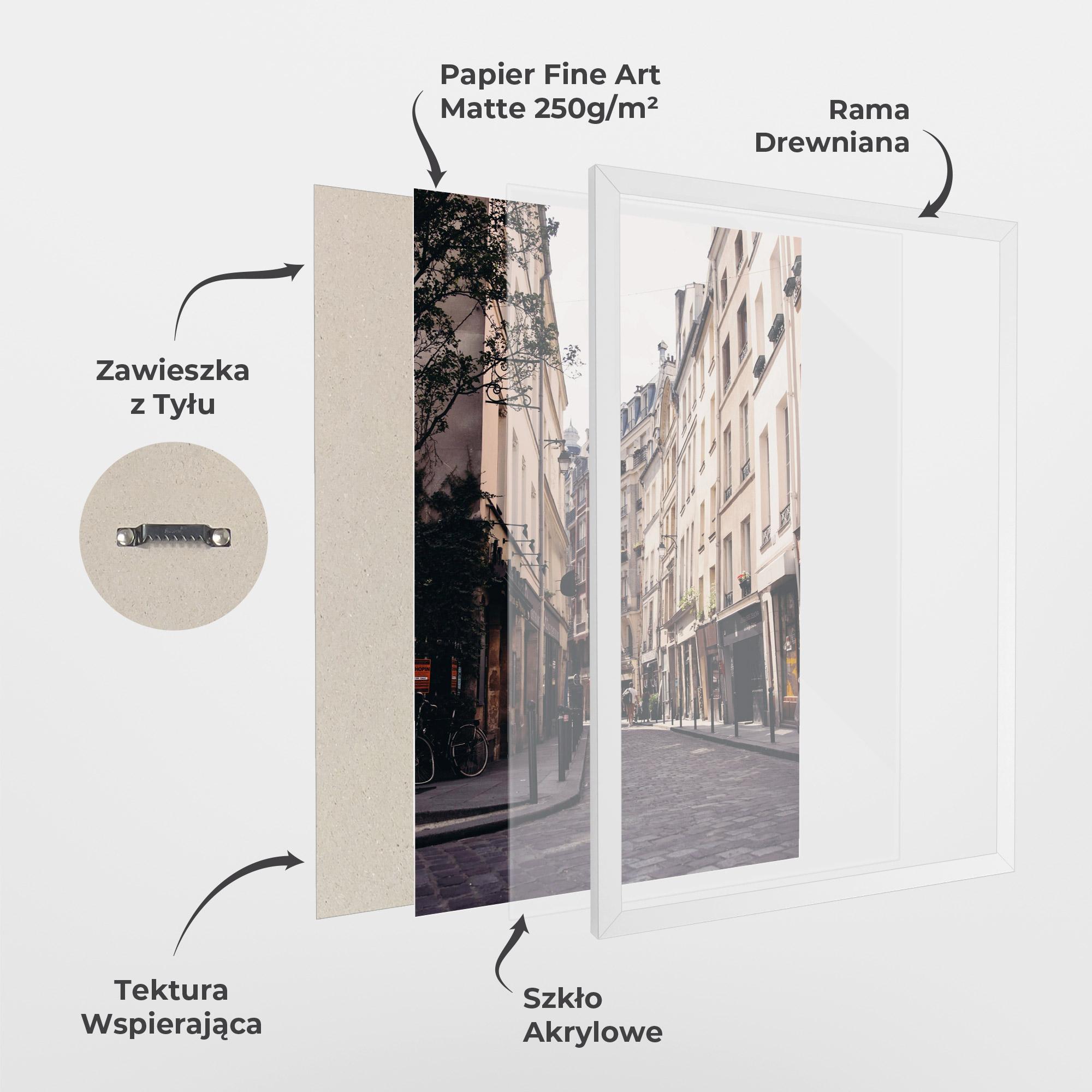 Plakat w Ramie Paris Street mockup 1