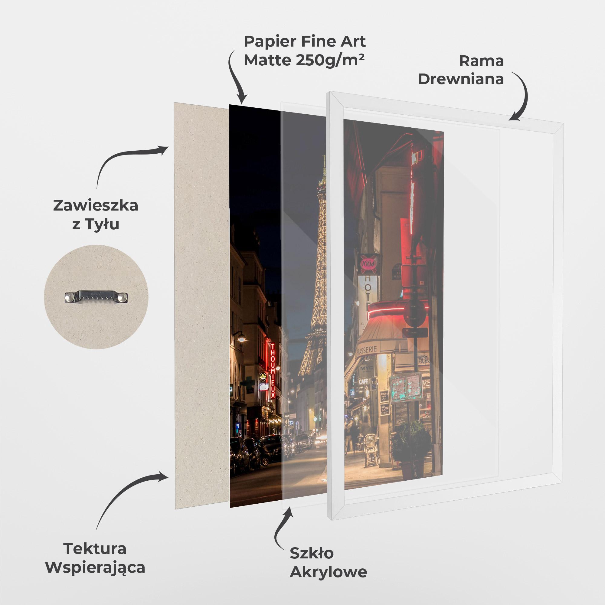 Plakat w Ramie Paris Walk mockup 1