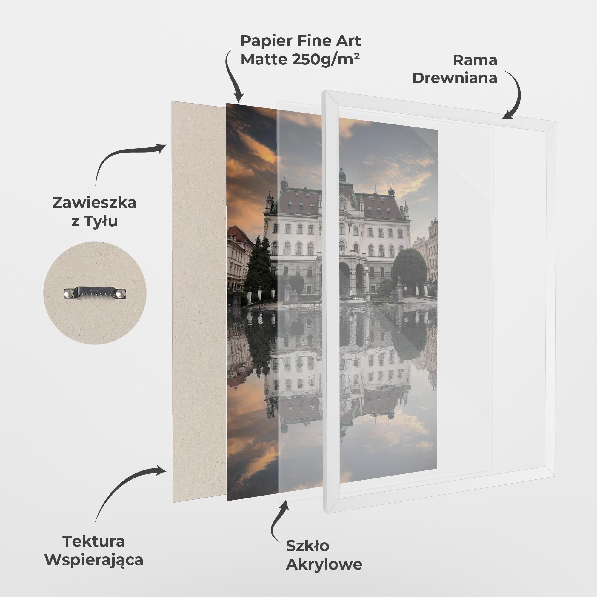 Plakat w Ramie University Of Ljubliana mockup 1