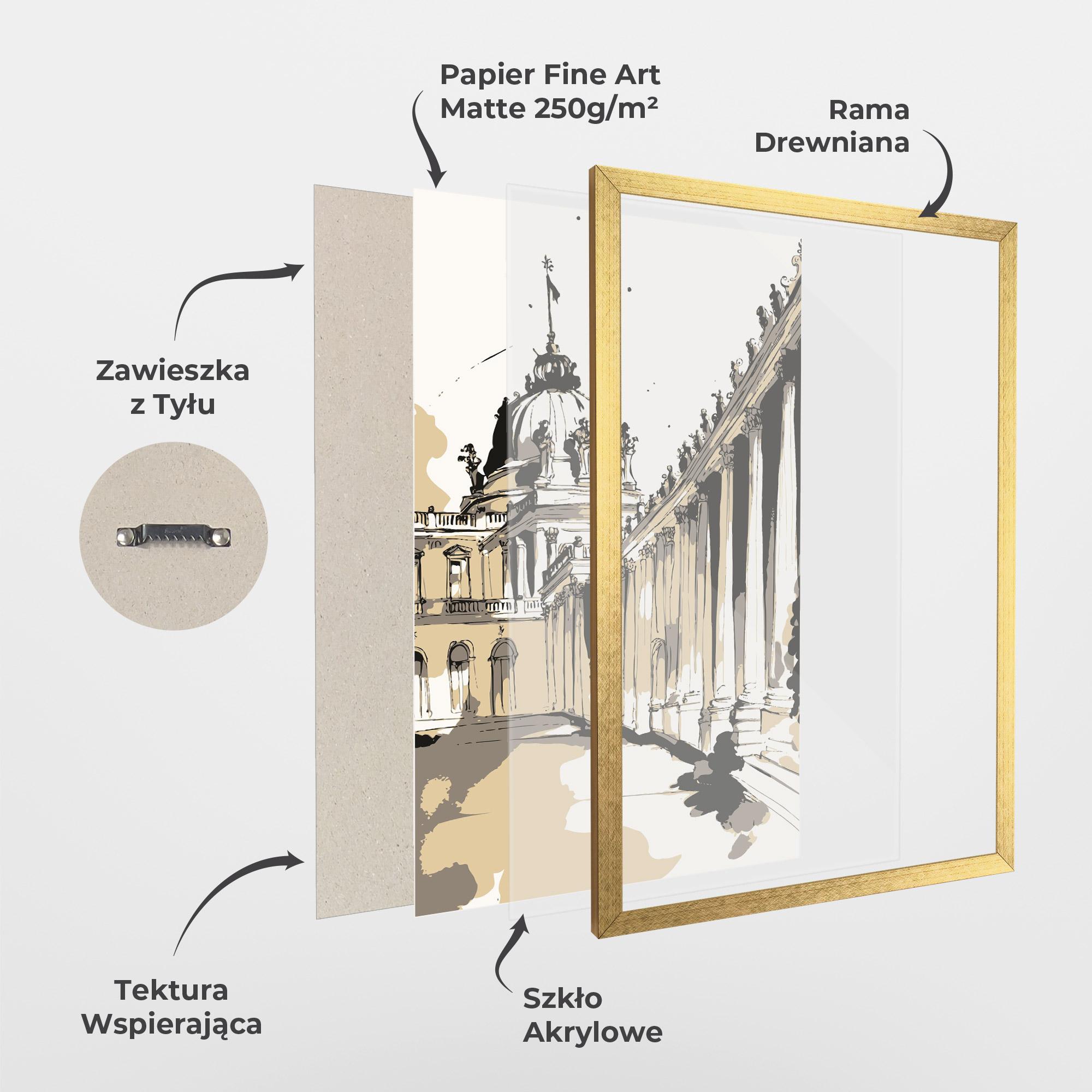 Plakat w Ramie Art Palace Of Versailles mockup 1