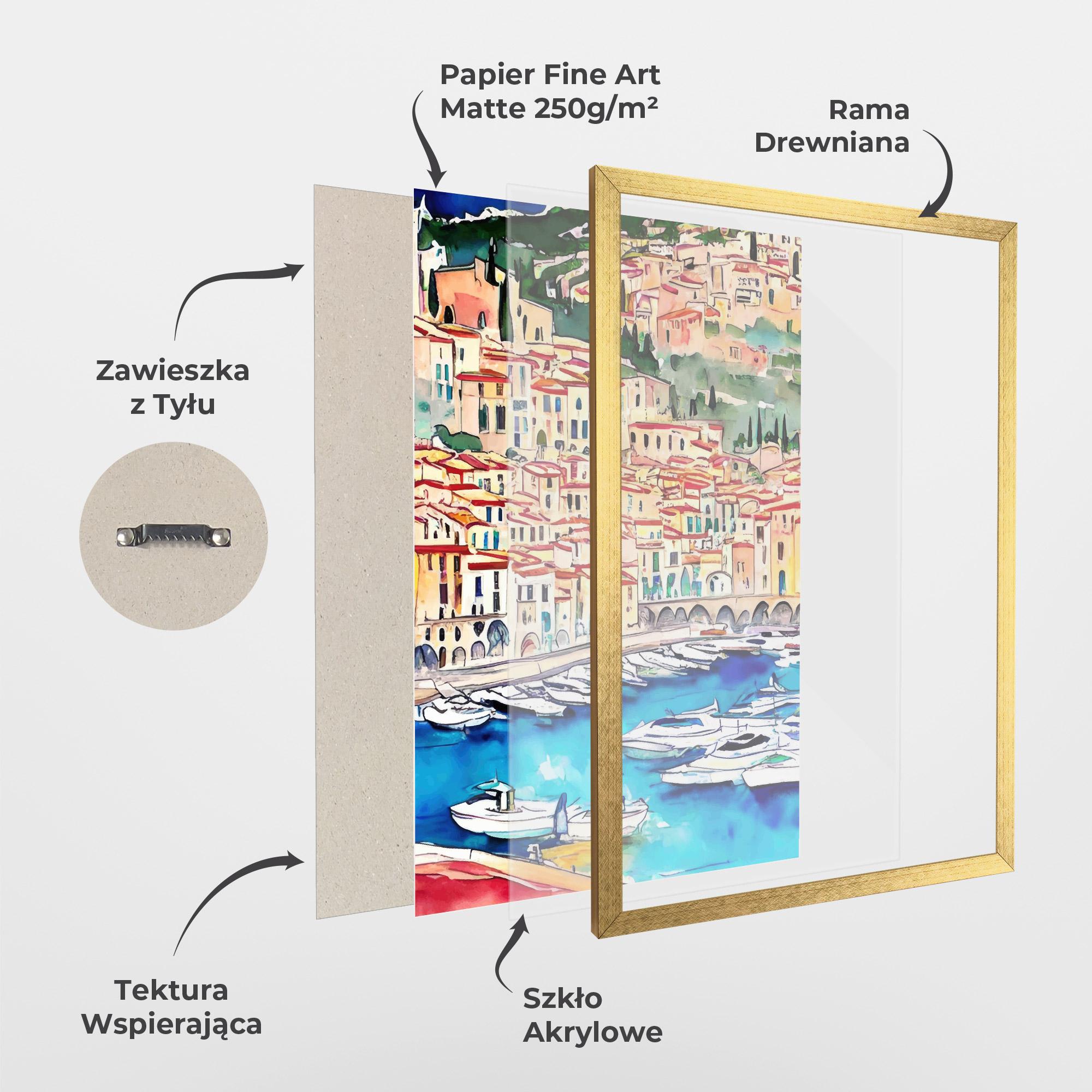 Plakat w Ramie French City mockup 1