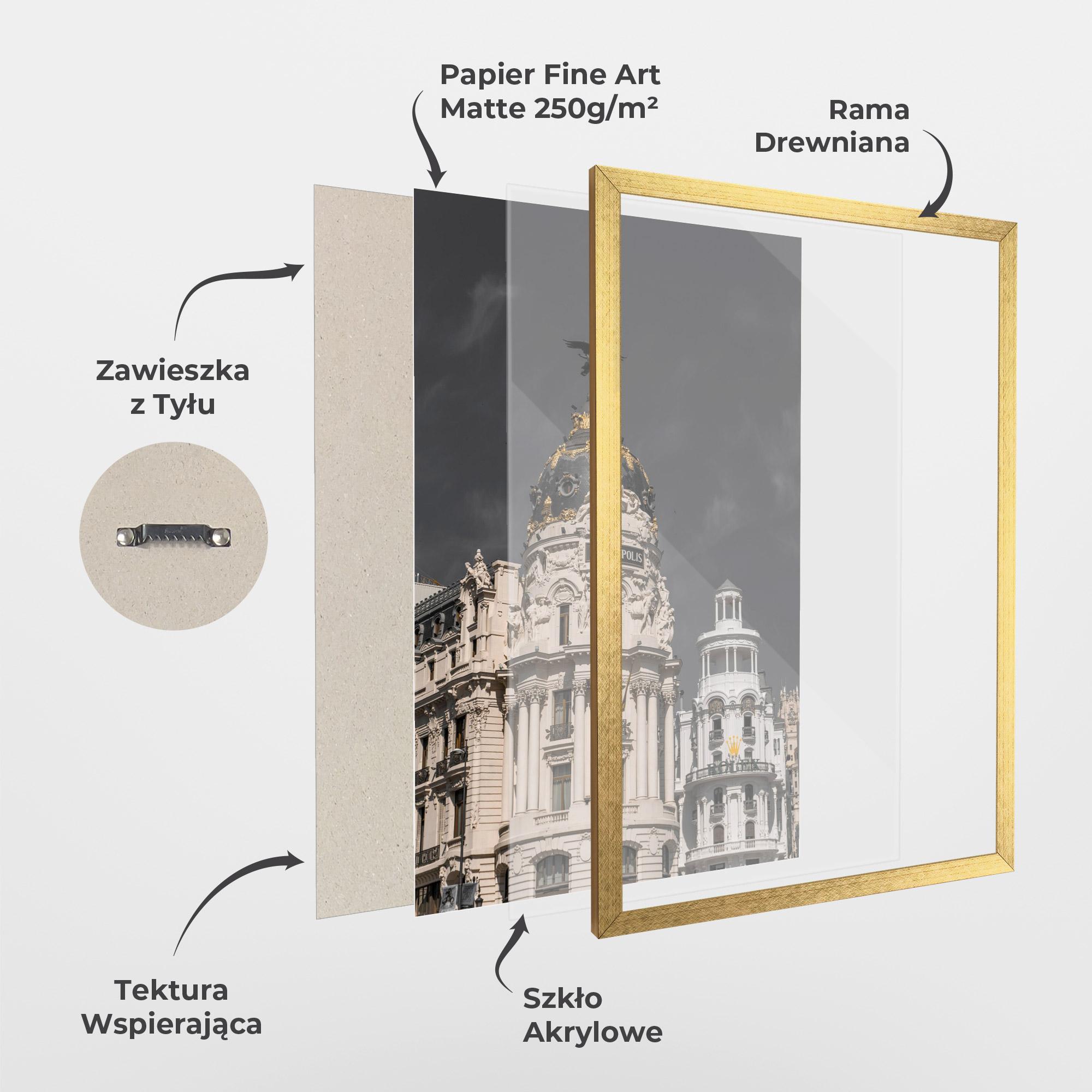 Plakat w Ramie Metropolis Building mockup 1
