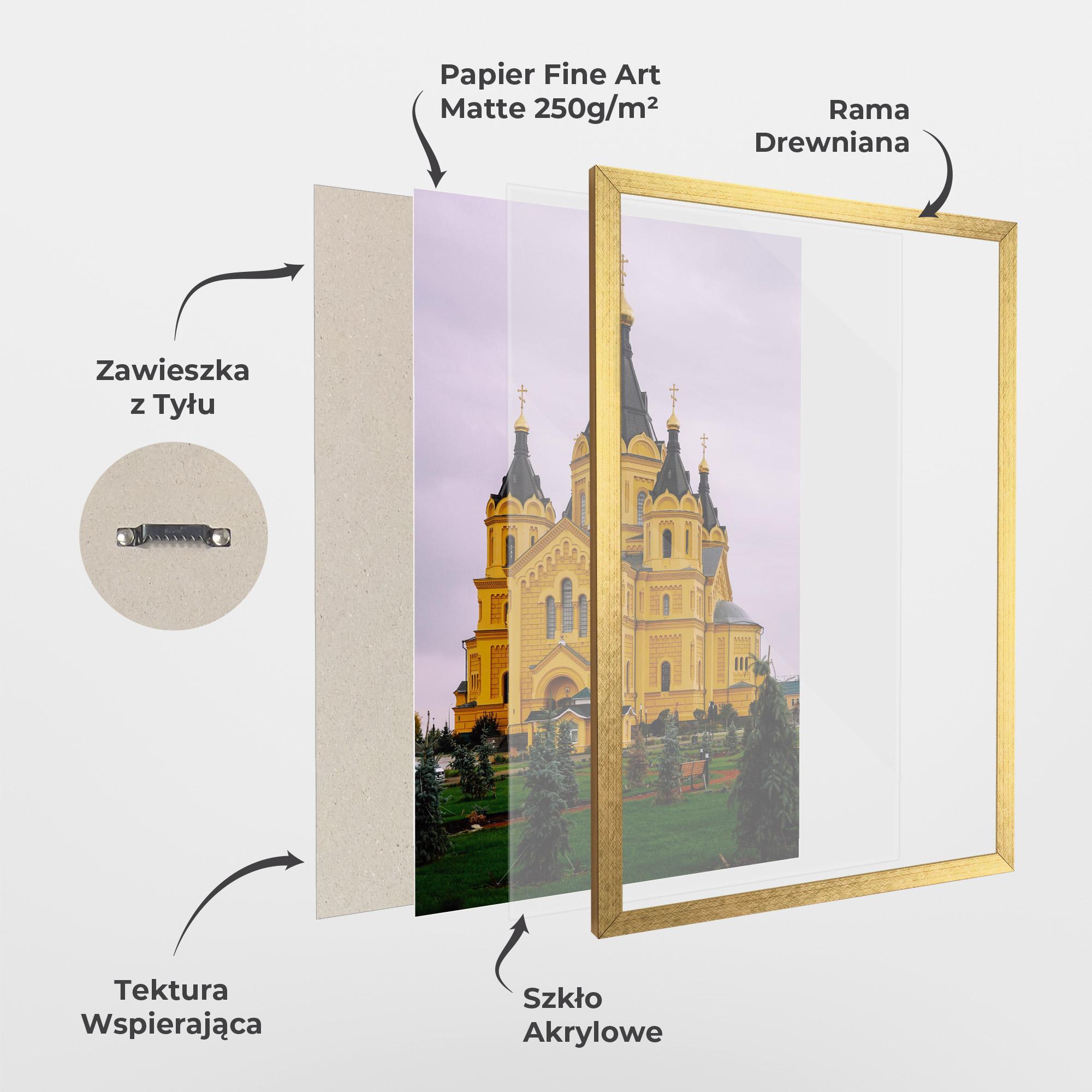 Plakat w Ramie Nevsky Cathedral mockup 1