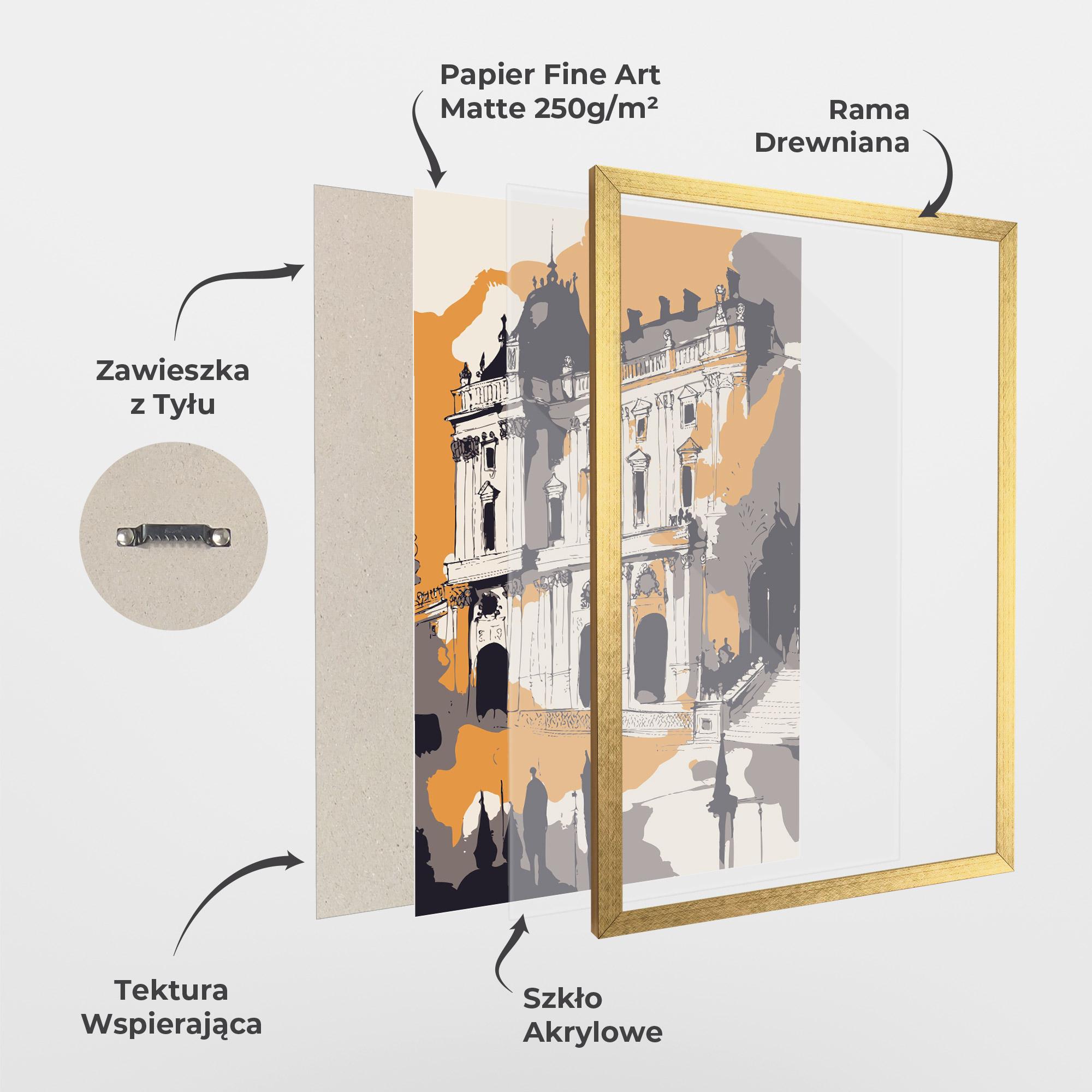 Plakat w Ramie Palace Of Versailles mockup 1