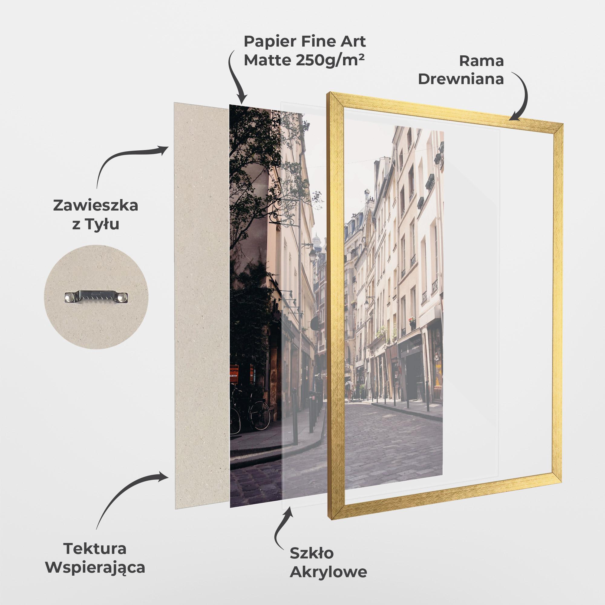 Plakat w Ramie Paris Street mockup 1