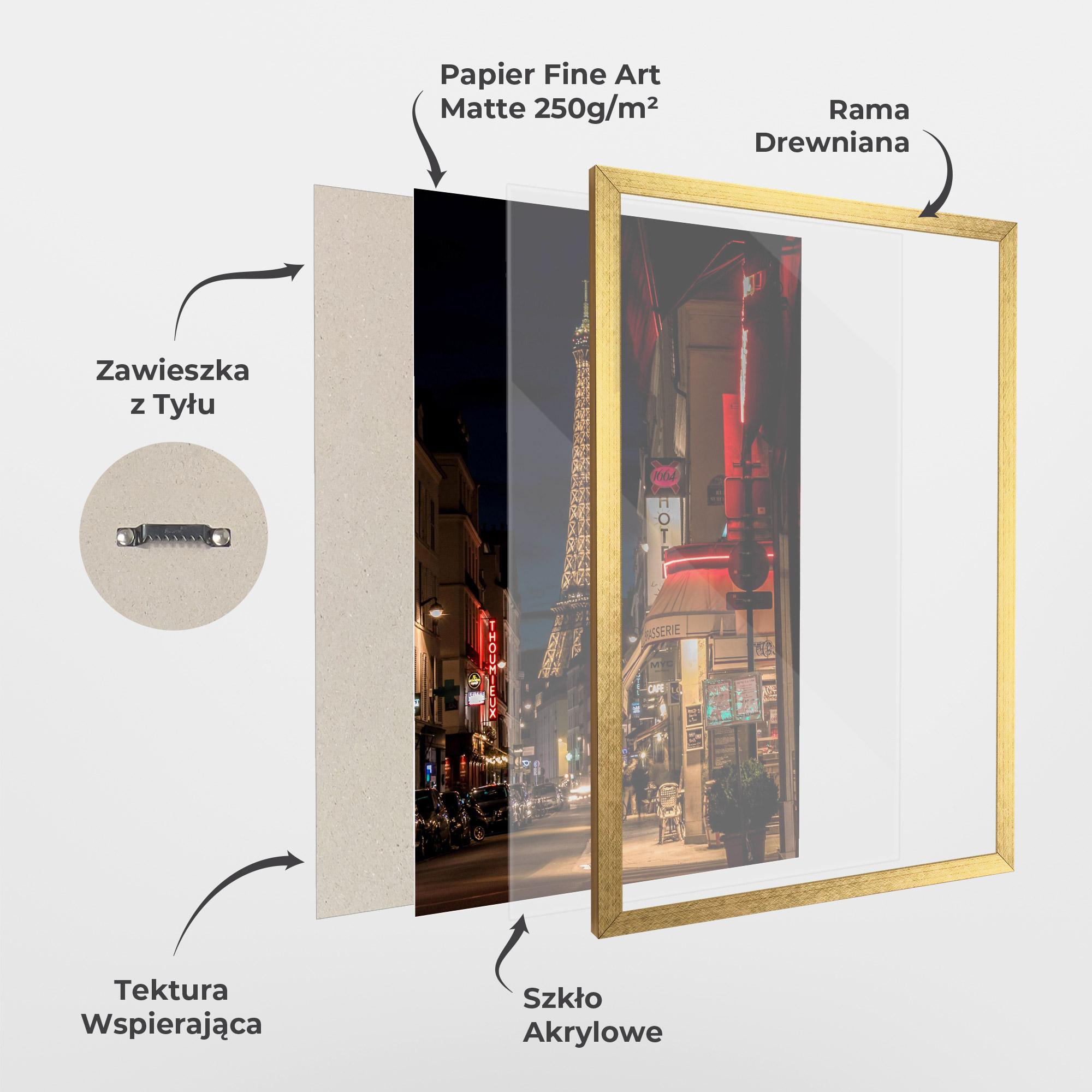 Plakat w Ramie Paris Walk mockup 1