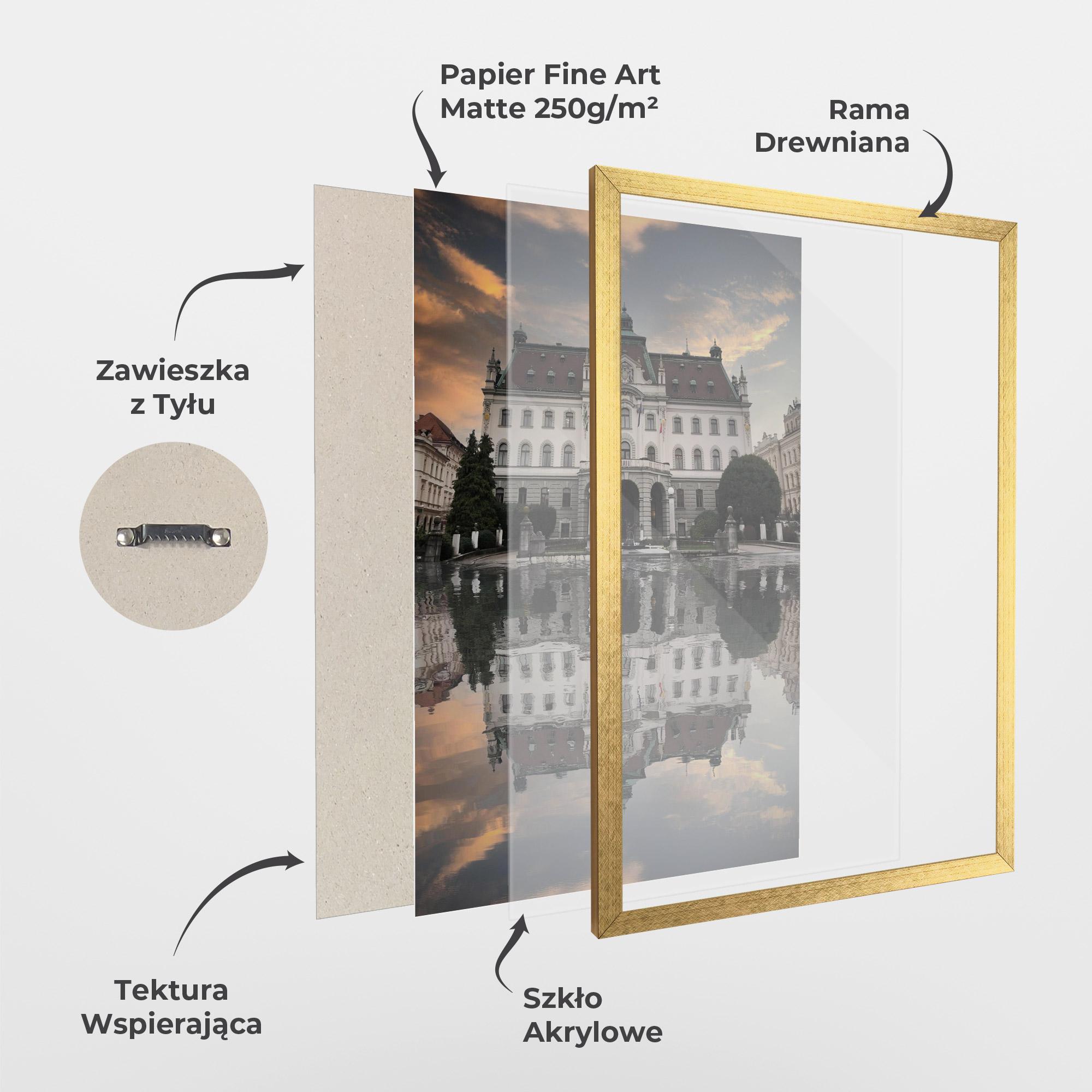 Plakat w Ramie University Of Ljubliana mockup 1