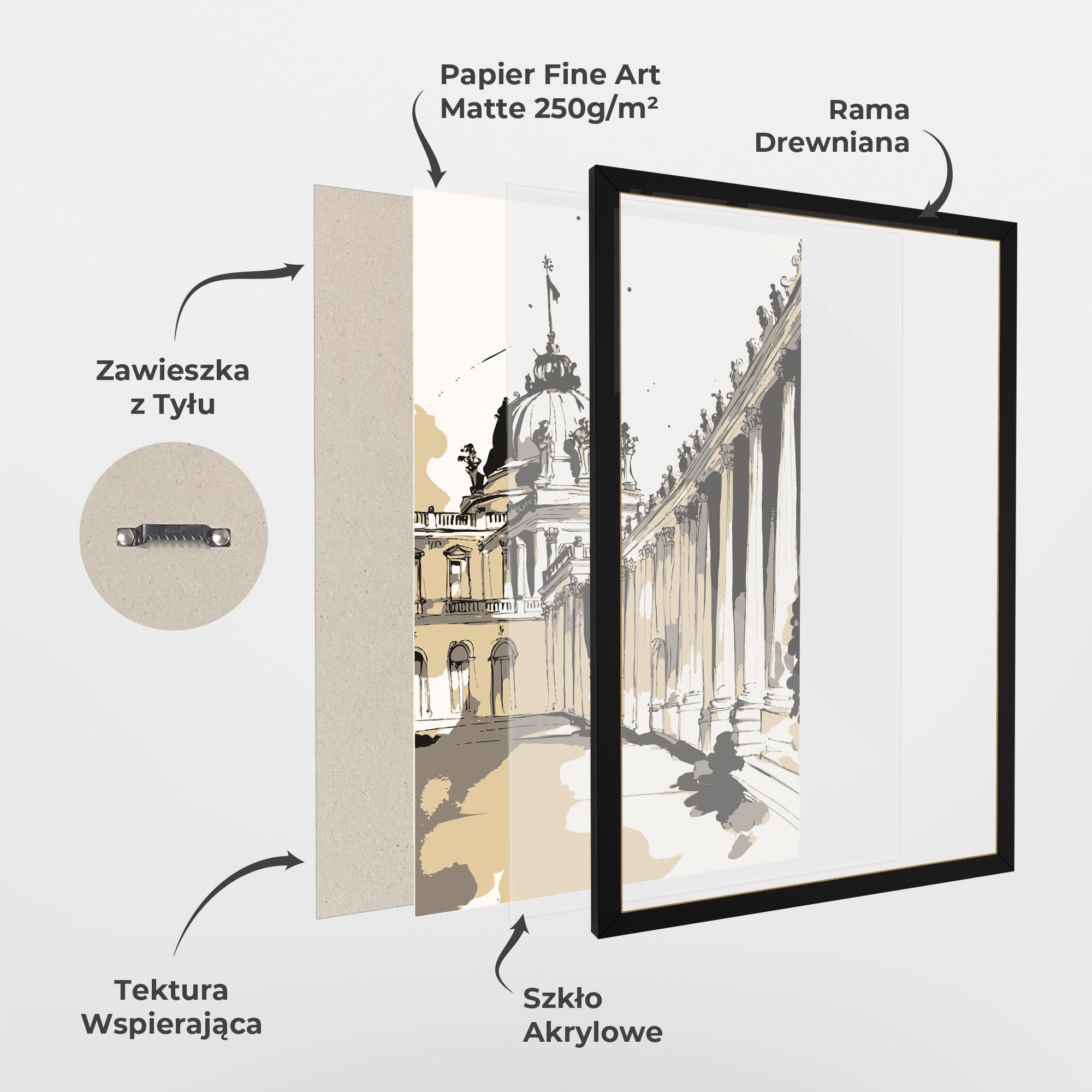 Plakat w Ramie Art Palace Of Versailles mockup 1