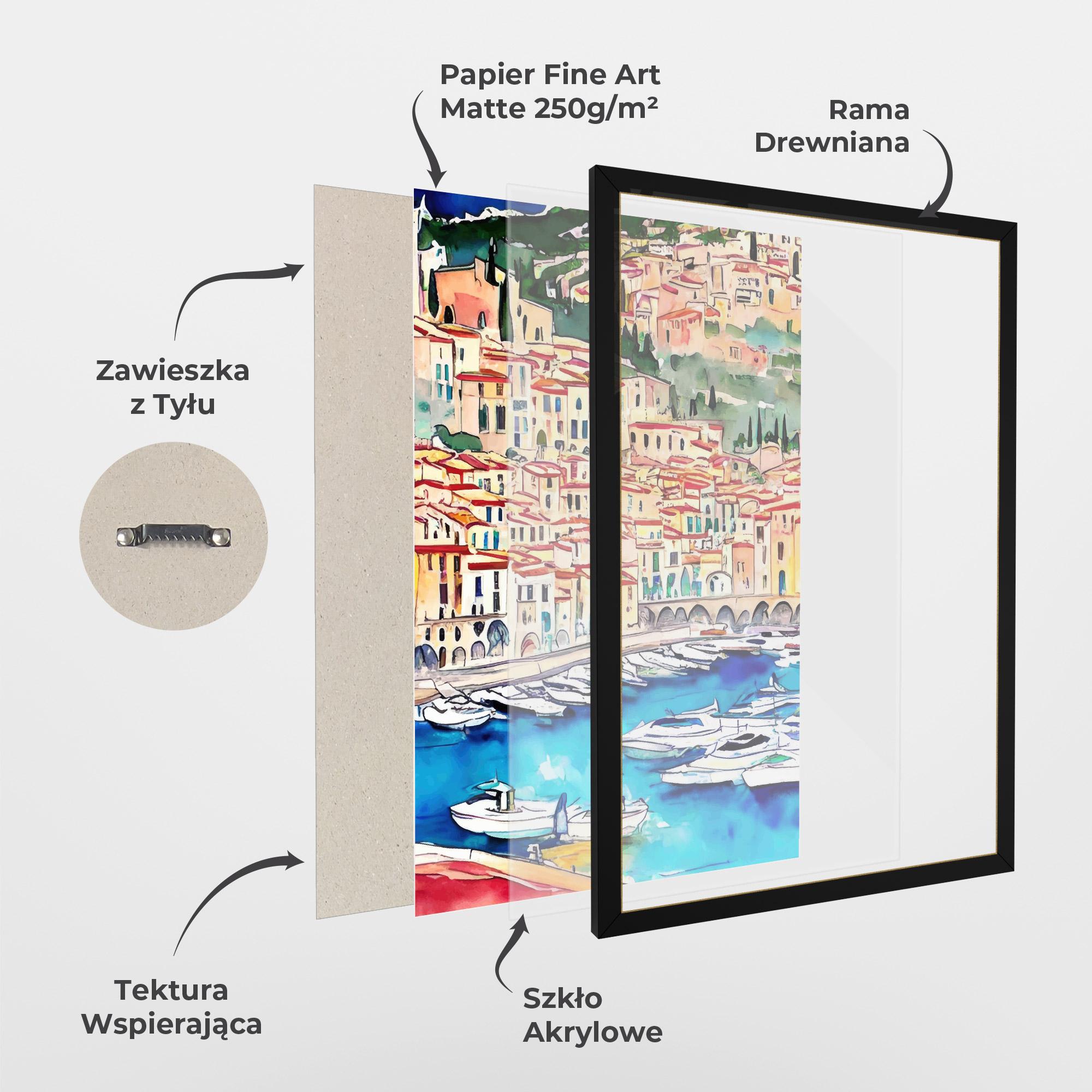 Plakat w Ramie French City mockup 1