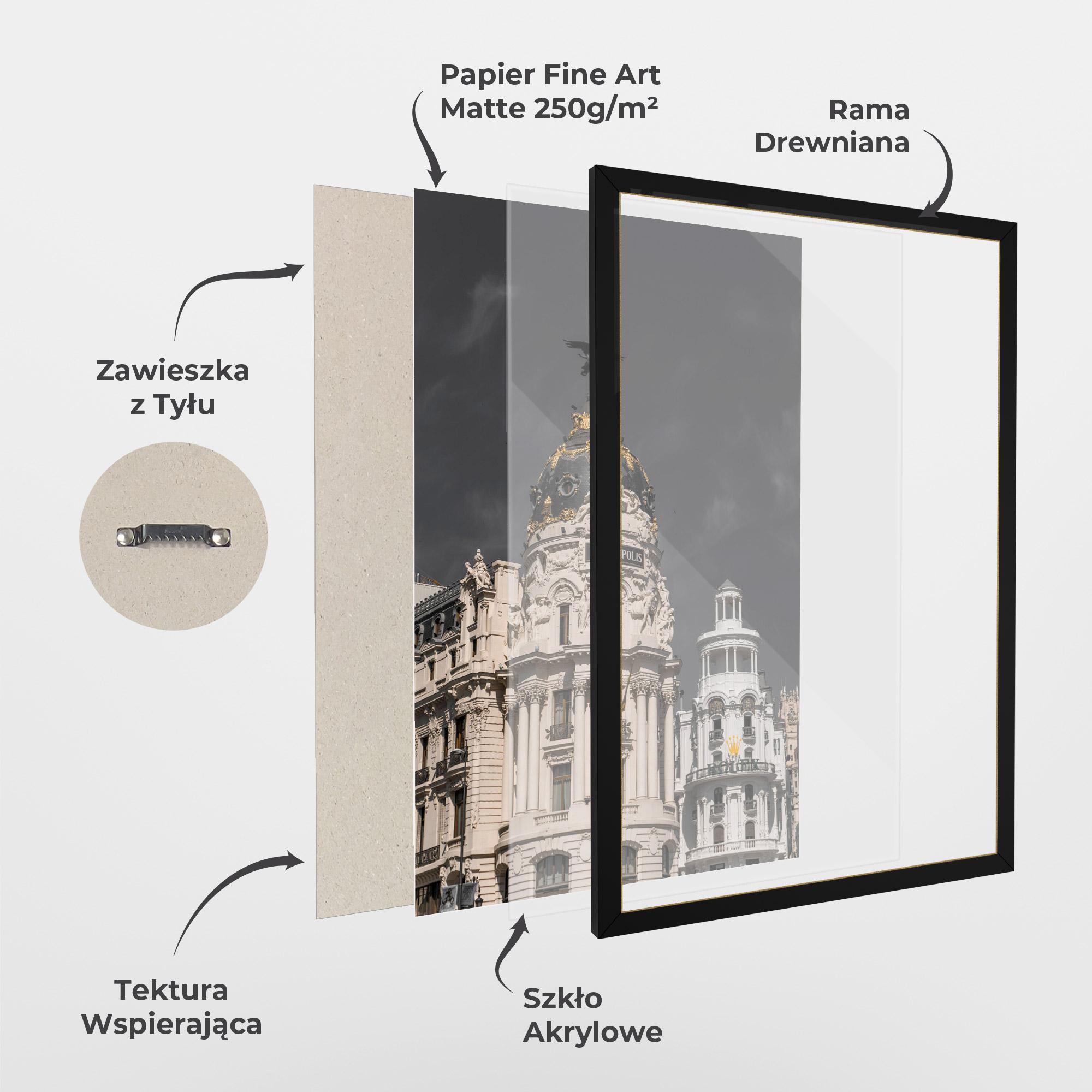 Plakat w Ramie Metropolis Building mockup 1