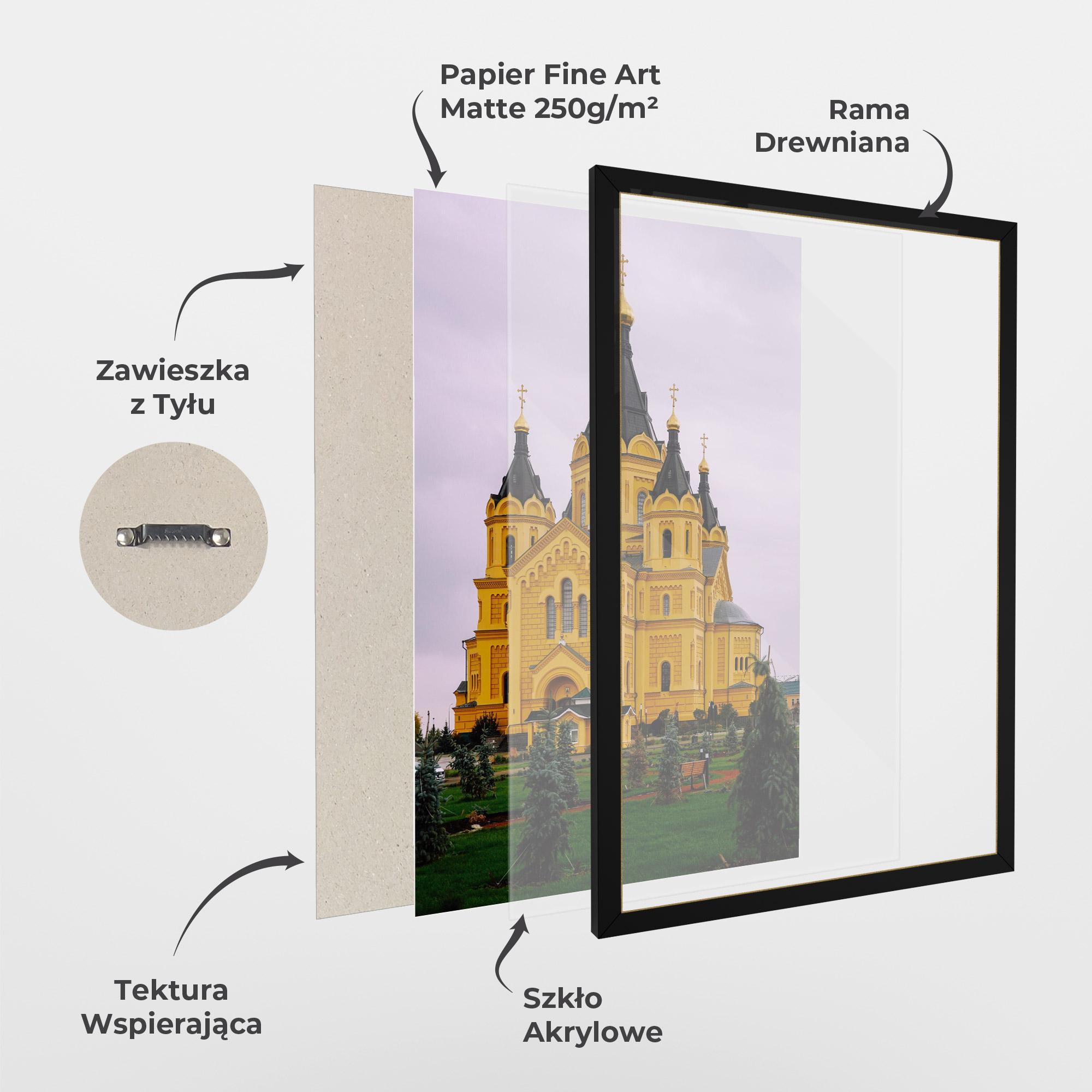 Plakat w Ramie Nevsky Cathedral mockup 1