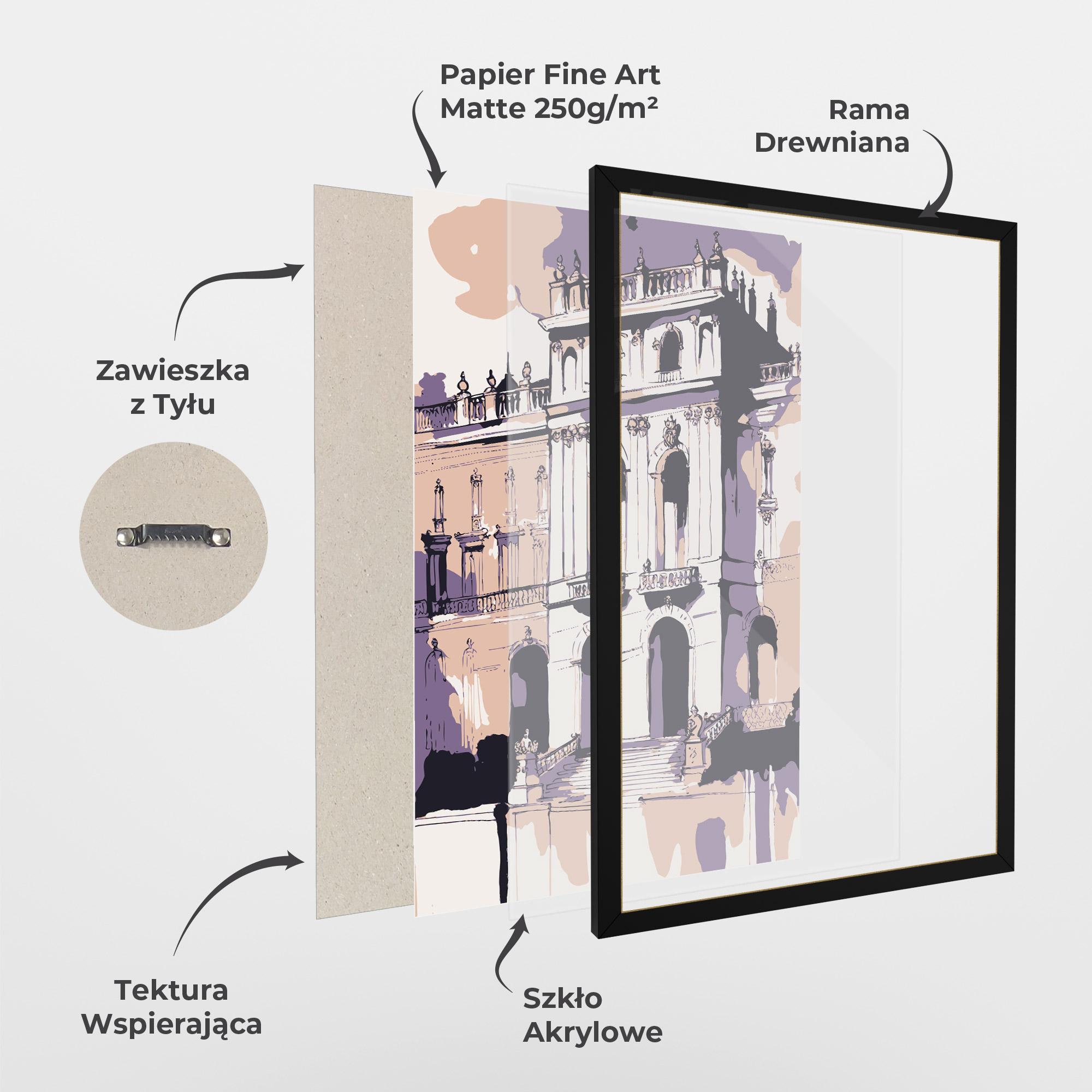 Plakat w Ramie Palace Of Versailles Art mockup 1