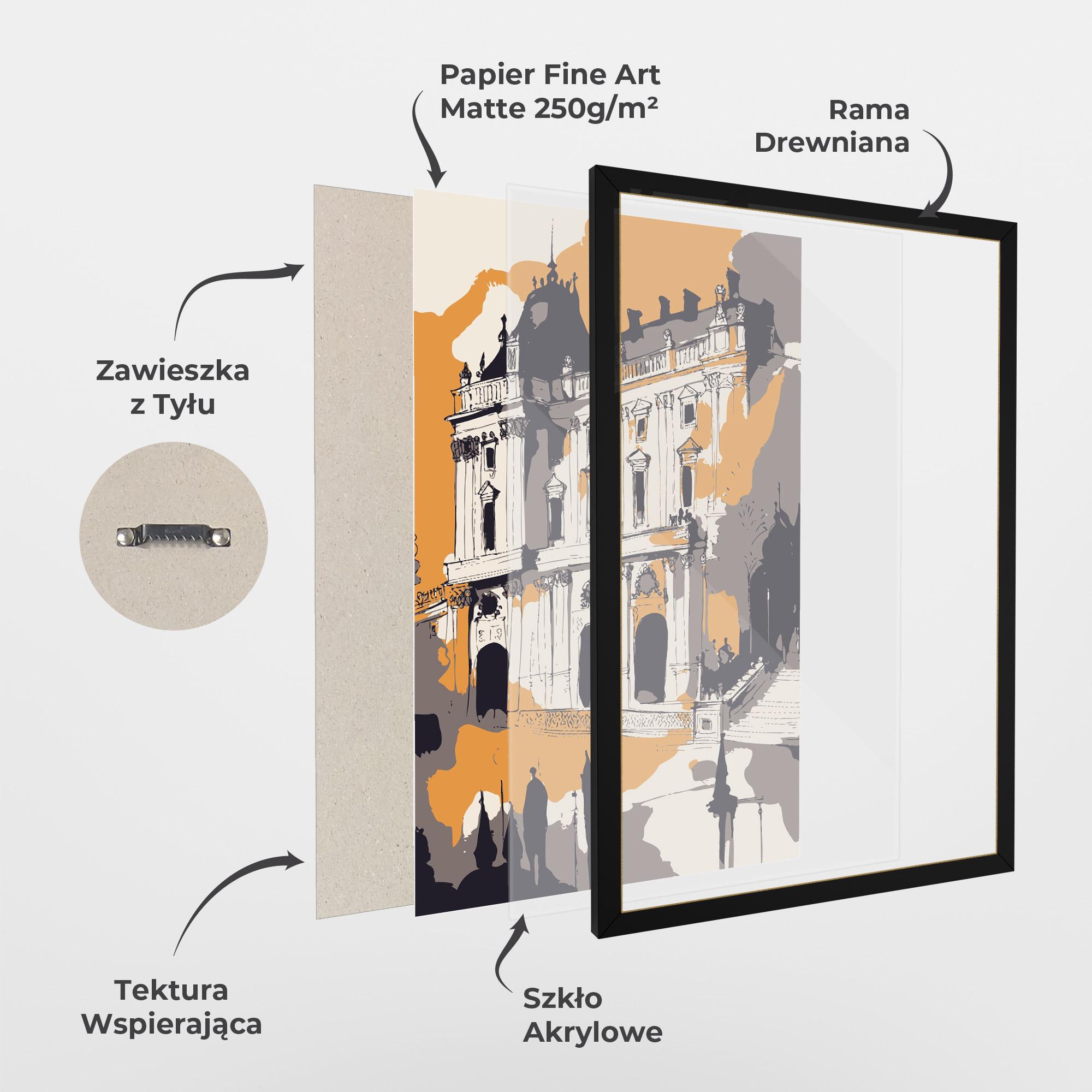 Plakat w Ramie Palace Of Versailles mockup 1