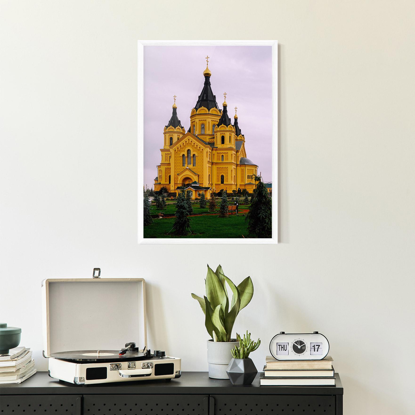 Plakat w Ramie Nevsky Cathedral mockup 2