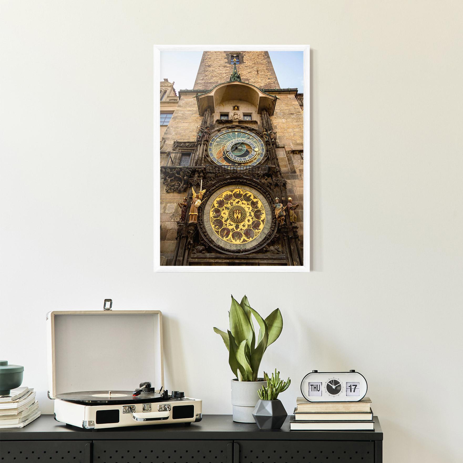 Plakat w Ramie Prague Clock mockup 2