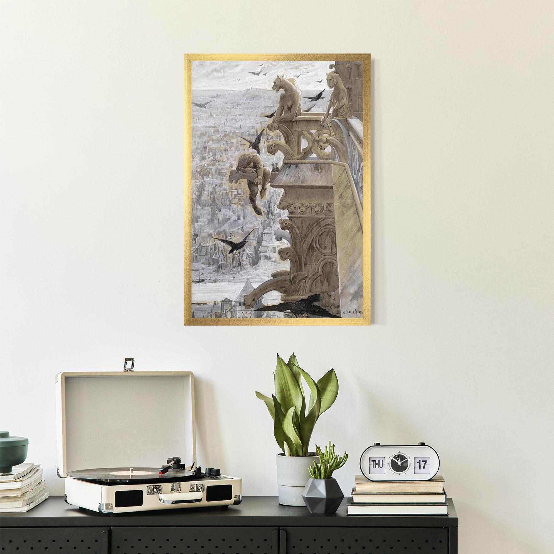 Plakat w Ramie Notre Dame mockup 2